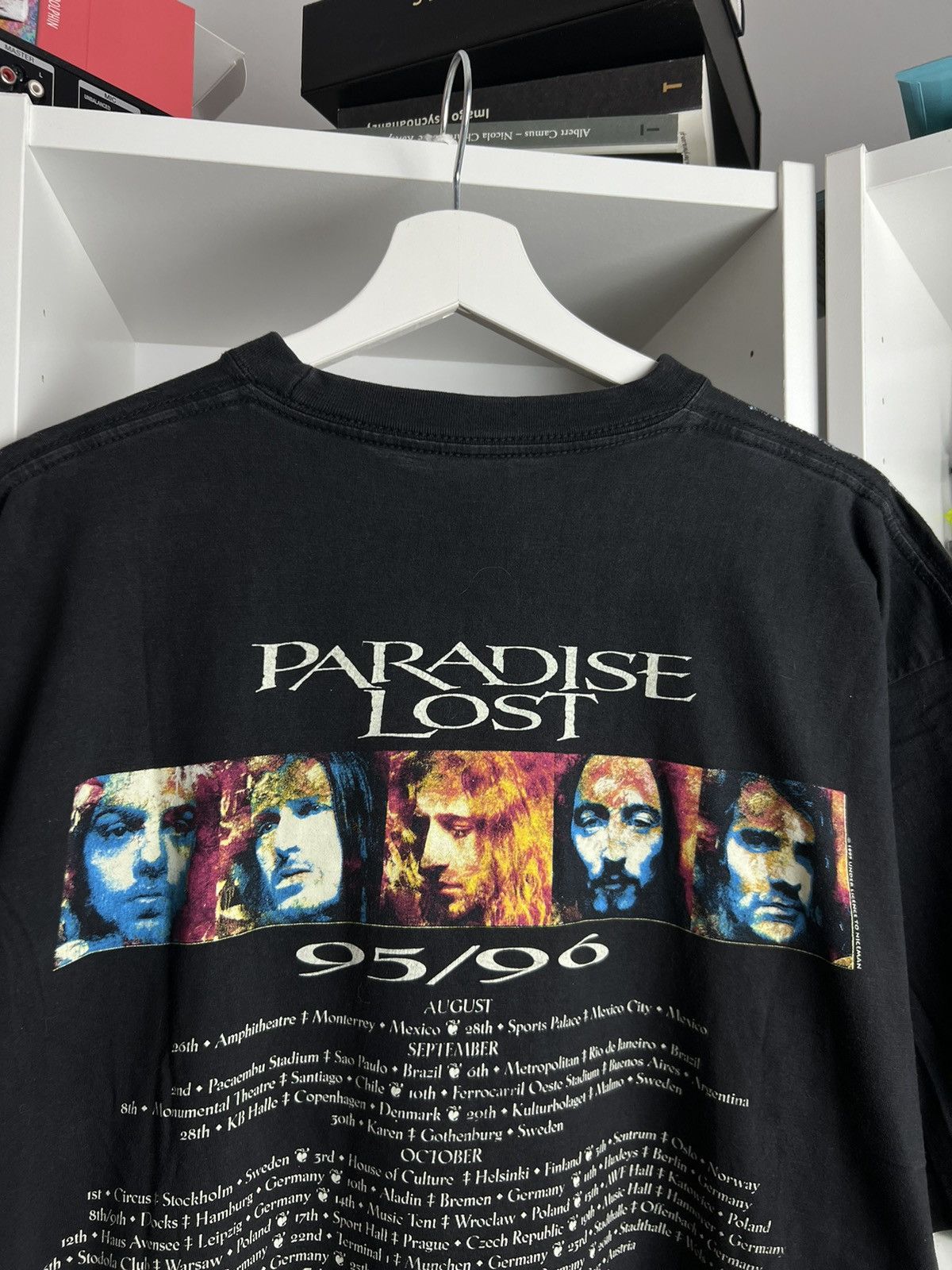 Band Tees × Vintage Vintage 90s Paradise Lost 95/96 All over print tshirt tee Size US XL / EU 56 / 4 - 5 Thumbnail