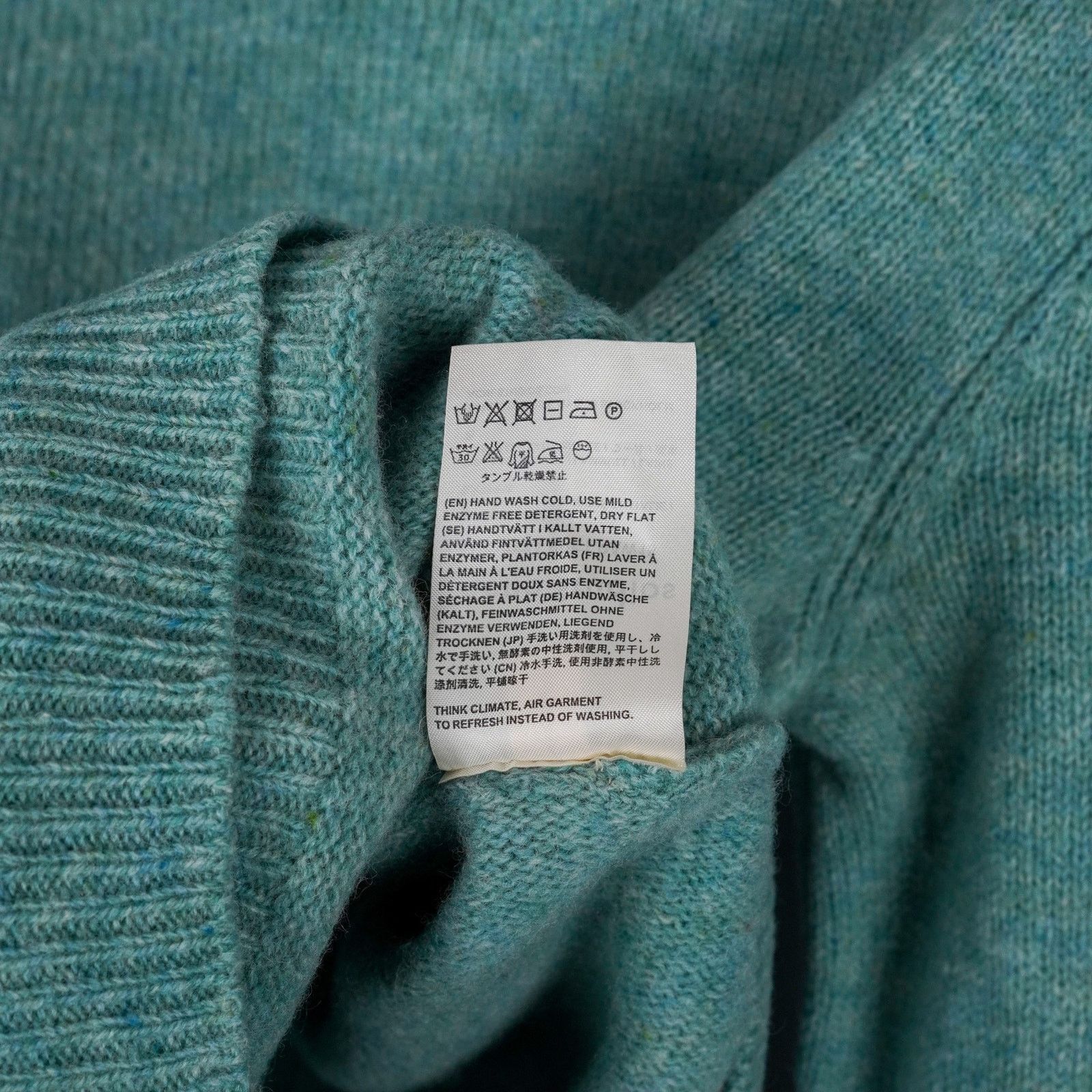 Acne Studios Acne studios aw15 mint green lambswool knit jumper sweater Size M / US 6-8 / IT 42-44 - 9 Thumbnail