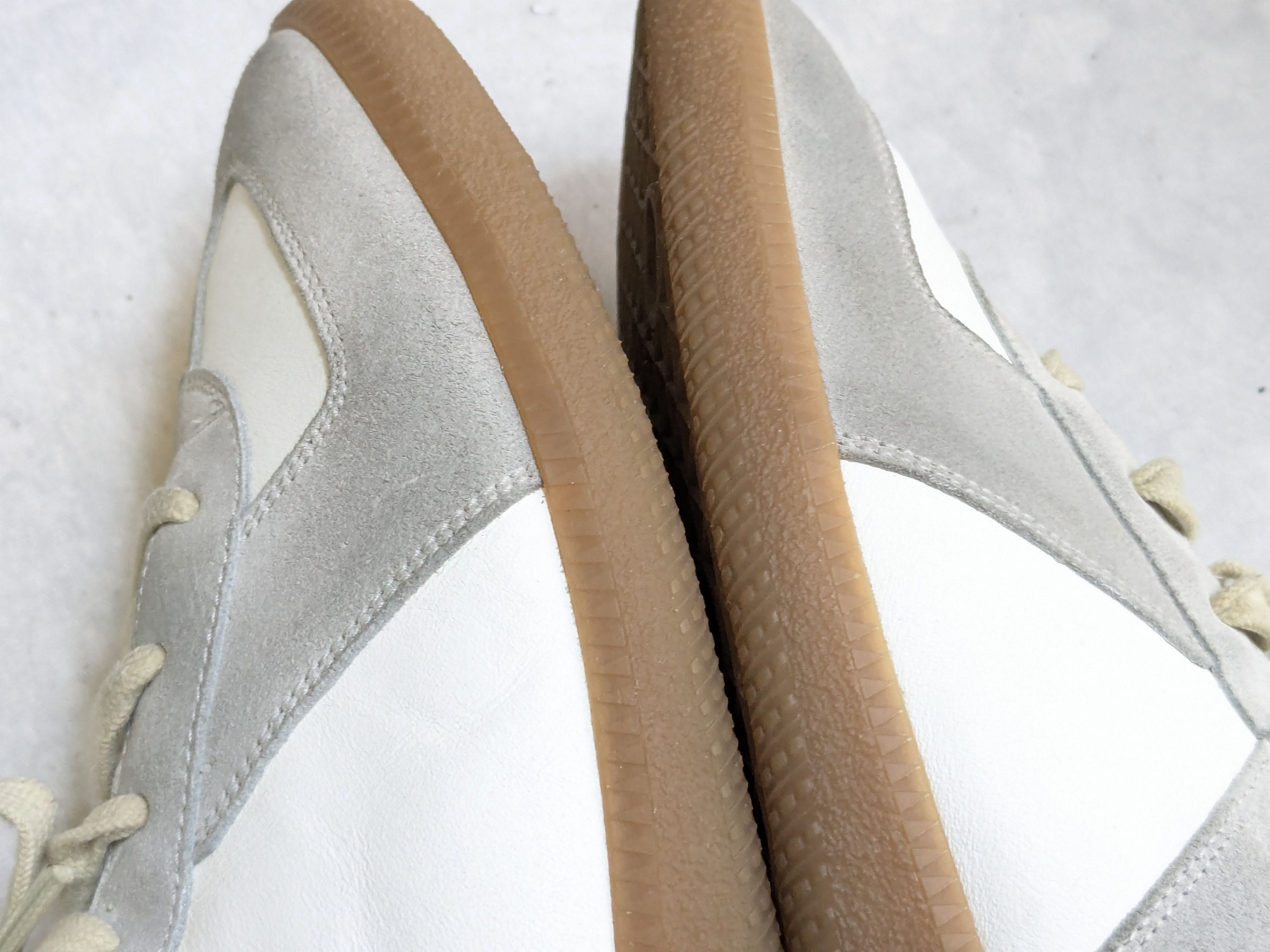 Maison Margiela Maison Margiela Replica GAT Sneaker white gray 13 46 low top Size US 13 / EU 46 - 12 Thumbnail