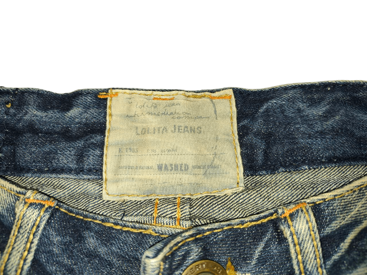 Japanese Brand Lolita Flare Low Rise Denim Size 31" - 9 Thumbnail