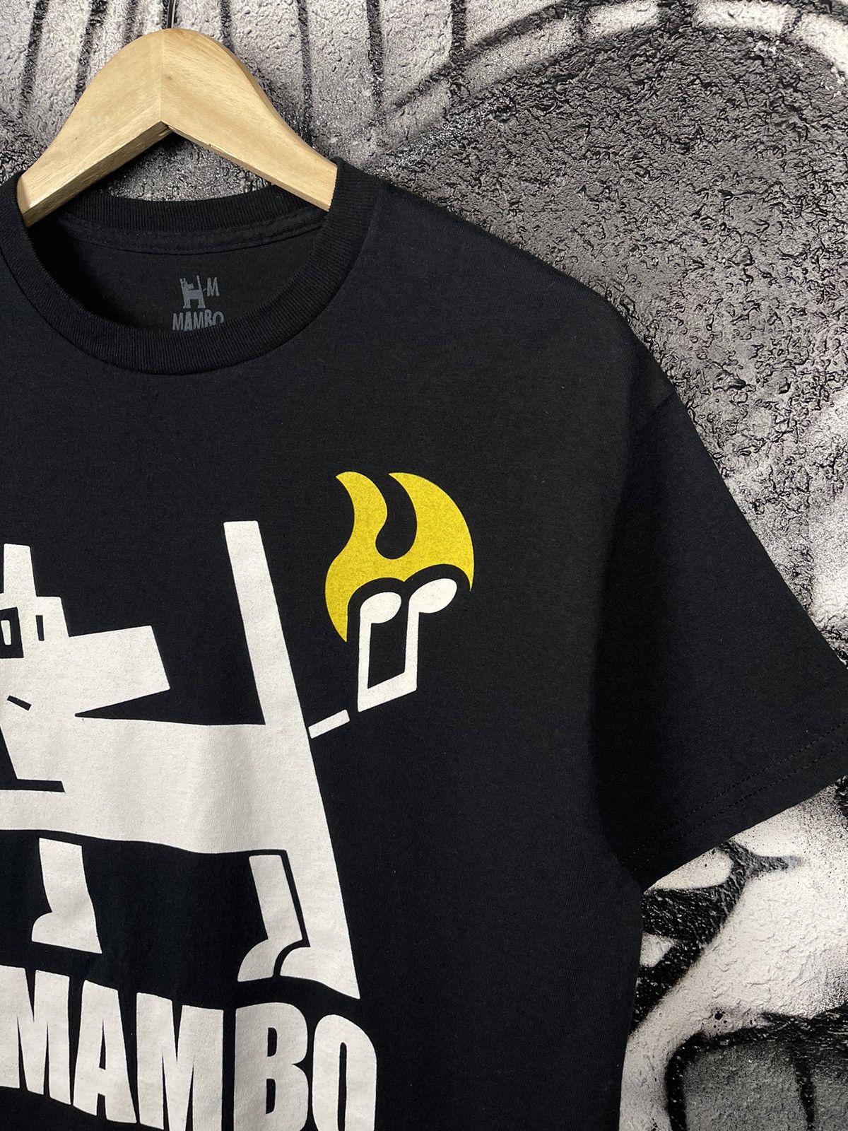 Mambo Mambo Y2K Vintage Black Cotton Front Logo T-Shirt Size M Size US M / EU 48-50 / 2 - 4 Thumbnail