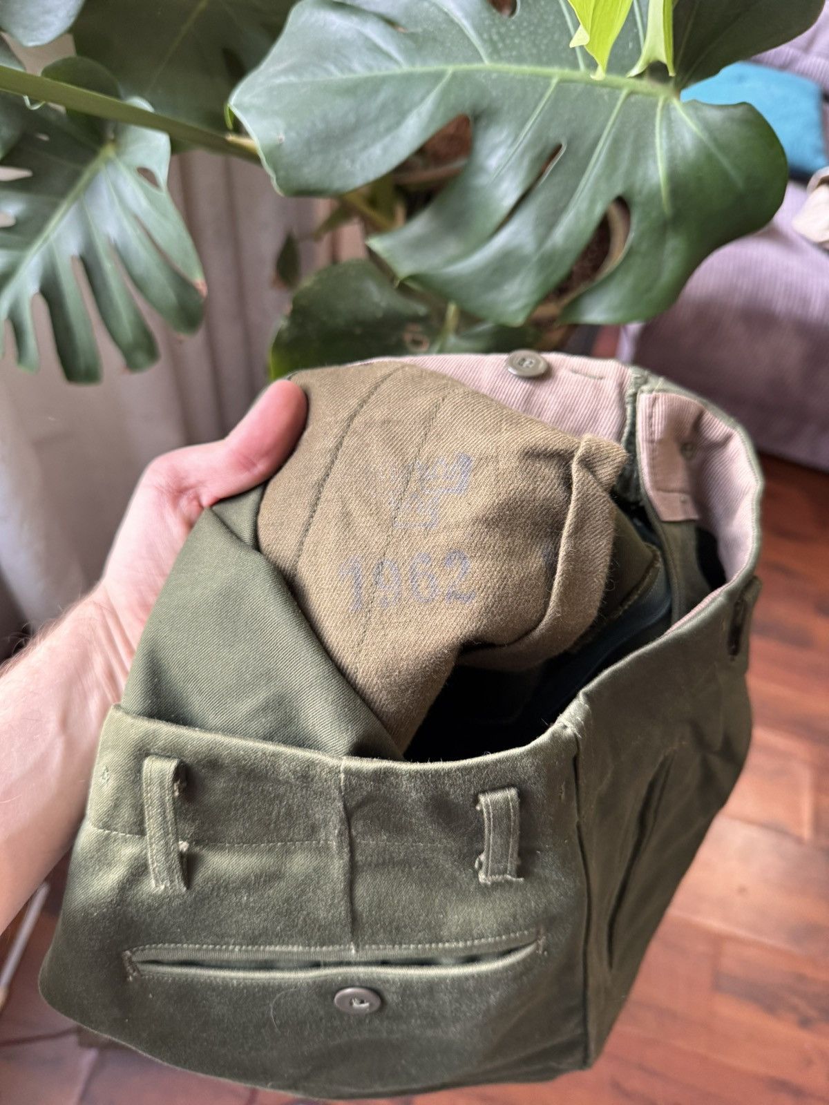 Vintage Rare Vintage 1962 60s Swedish Military Pants Kanye Travis Size US 30 / EU 46 - 7 Thumbnail