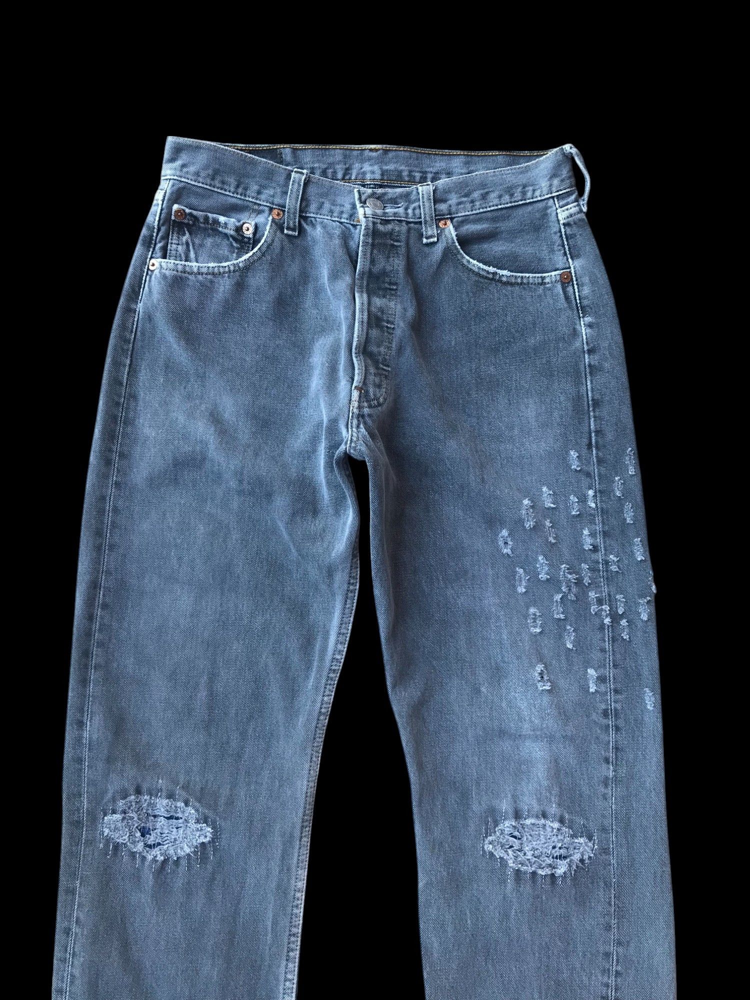 Levi's RARE Vintage Levis 501 BULLETMARK dirty FADED distressed Size US 29 - 6 Thumbnail