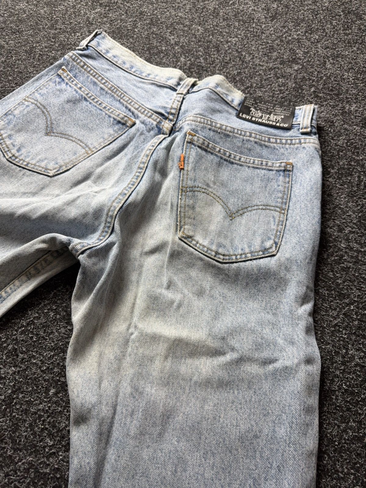 Levi's Vintage Clothing 90s Levi’s 615 Distressed Light Wash Straight Leg Jeans Size US 30 / EU 46 - 23 Thumbnail