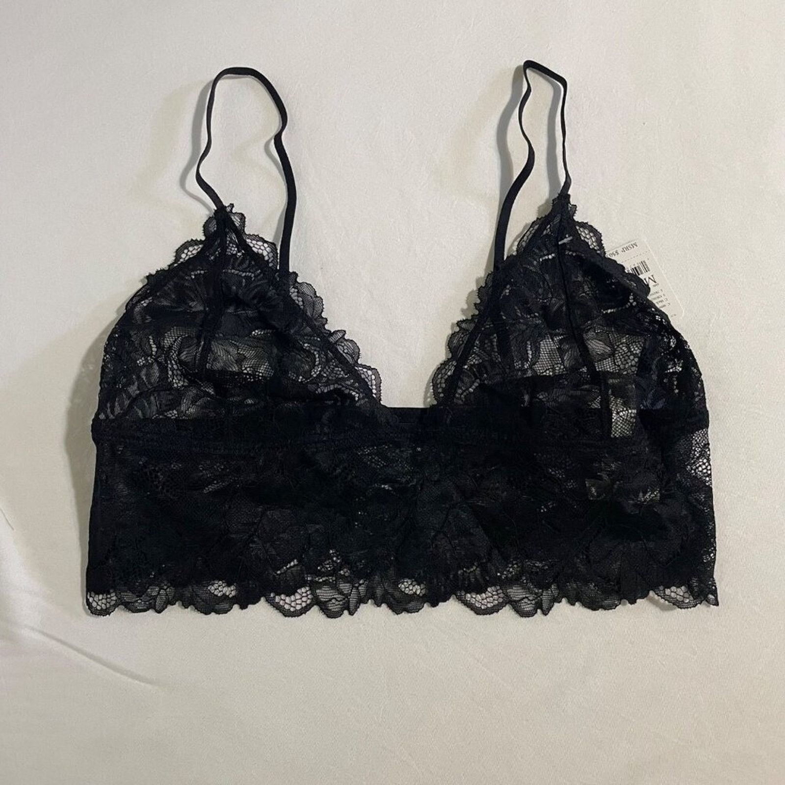 Free People FREE PEOPLE Intimates Lace Longline Bralette 2- Pack Medium Size ONE SIZE - 4 Thumbnail