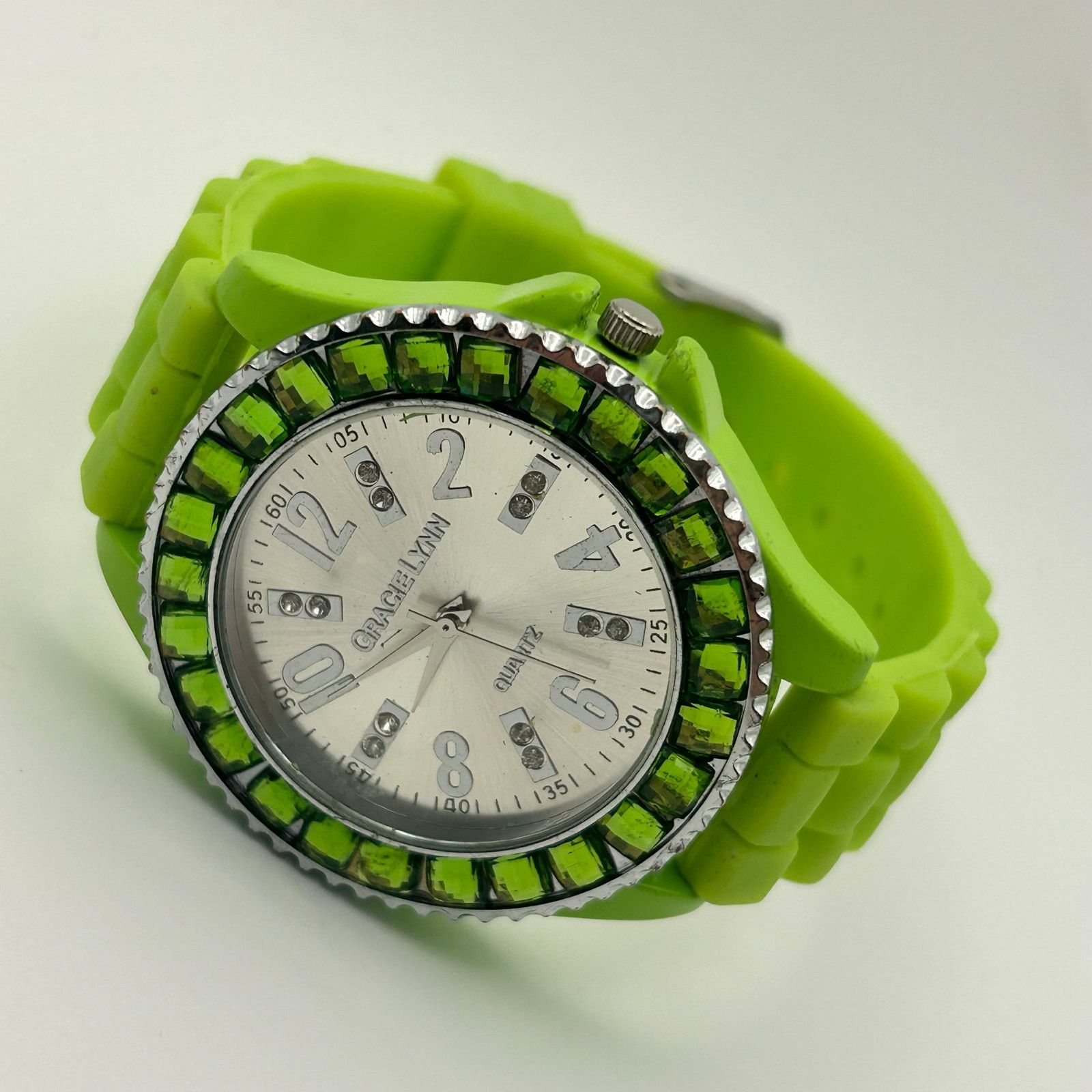 Other Gracie Lynn Green Silicon Band Women’s Fashion Watch Size ONE SIZE - 4 Thumbnail