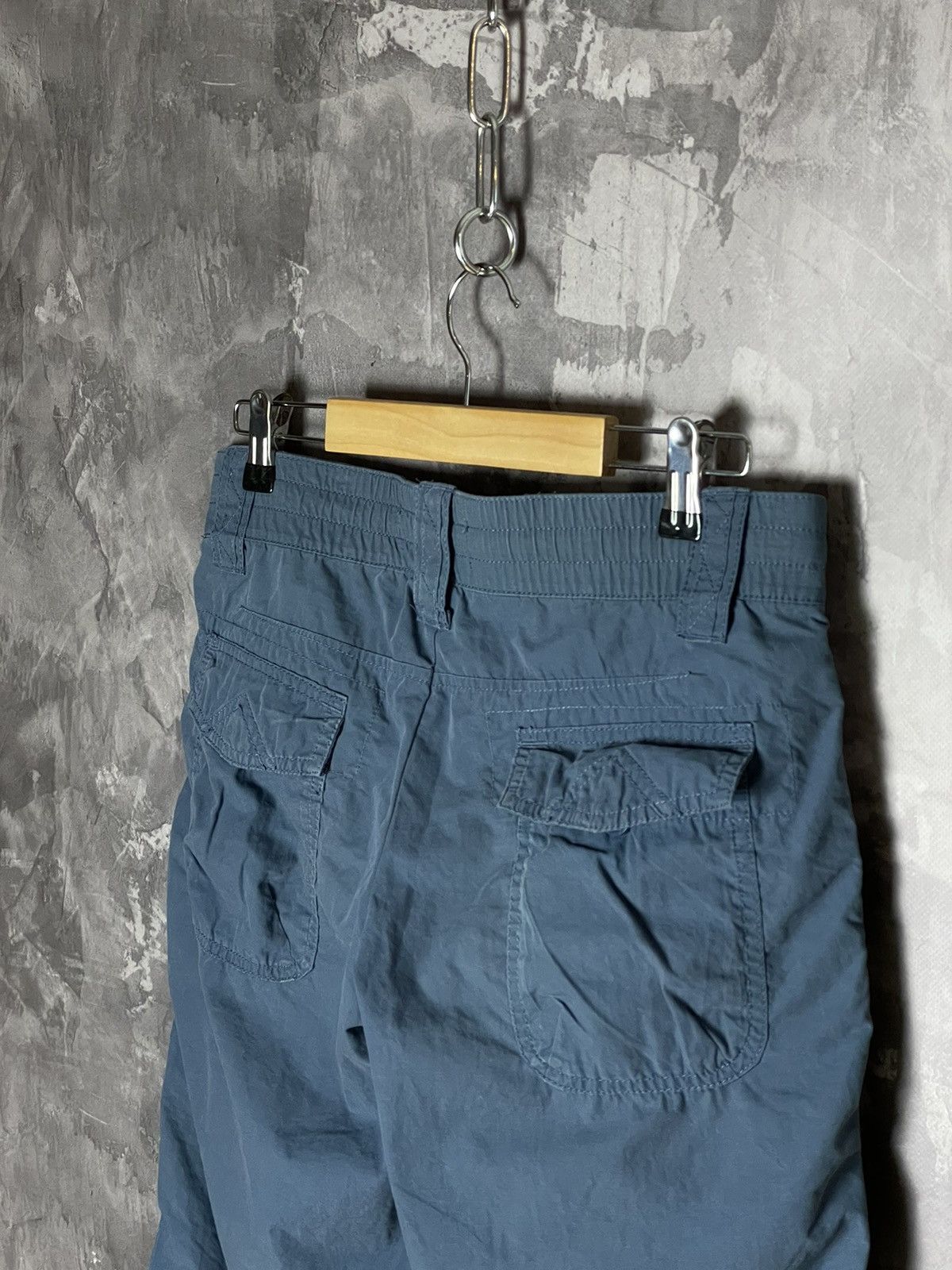 Nike × Vintage Vintage Nike Y2K Cargo Baggy Parachute Pants Size 34" / US 12 / IT 48 - 10 Thumbnail