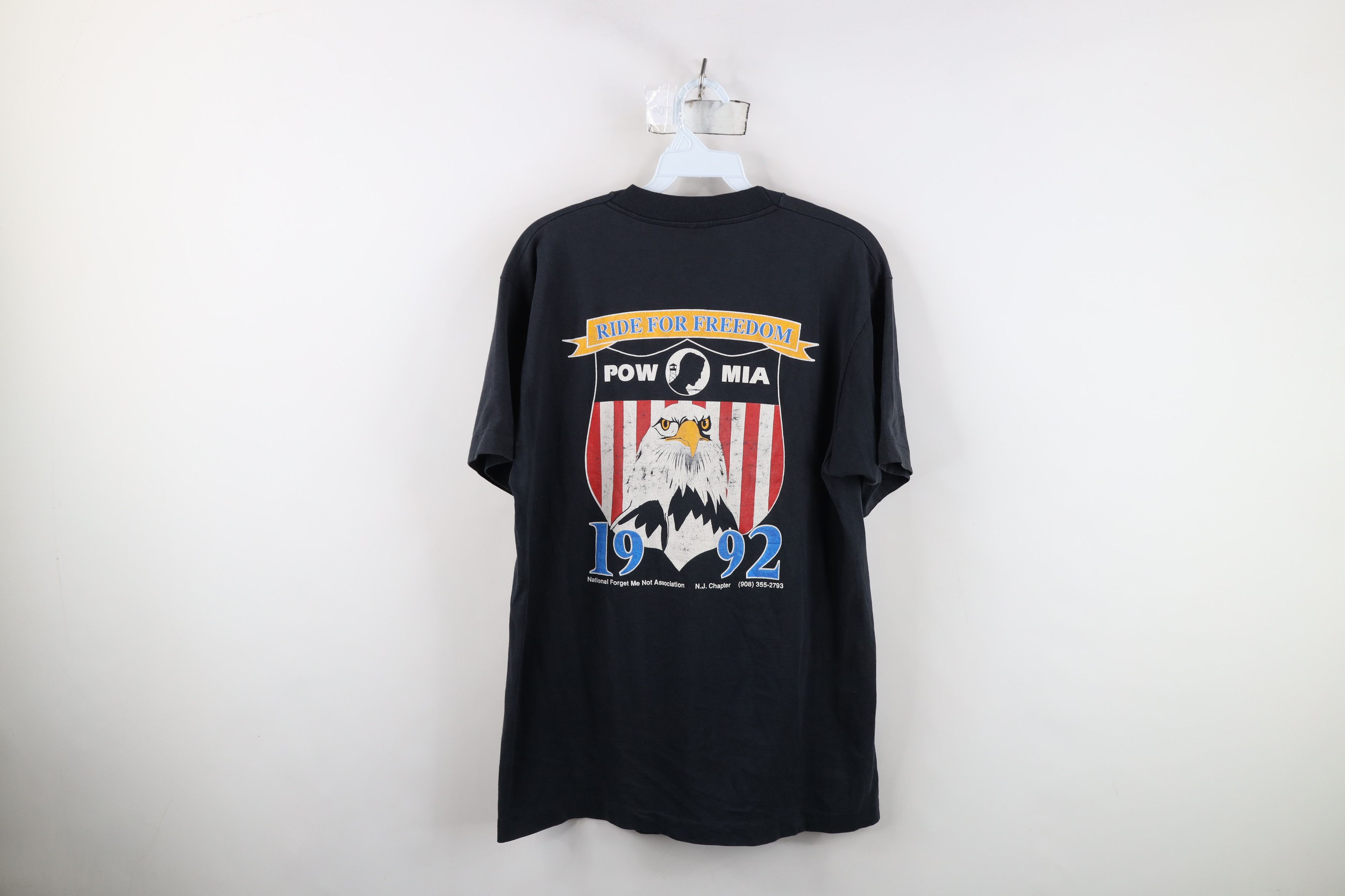 Vintage Vintage 90s Thunder IV POW MIA New York City T-Shirt USA Size US L / EU 52-54 / 3 - 13 Thumbnail