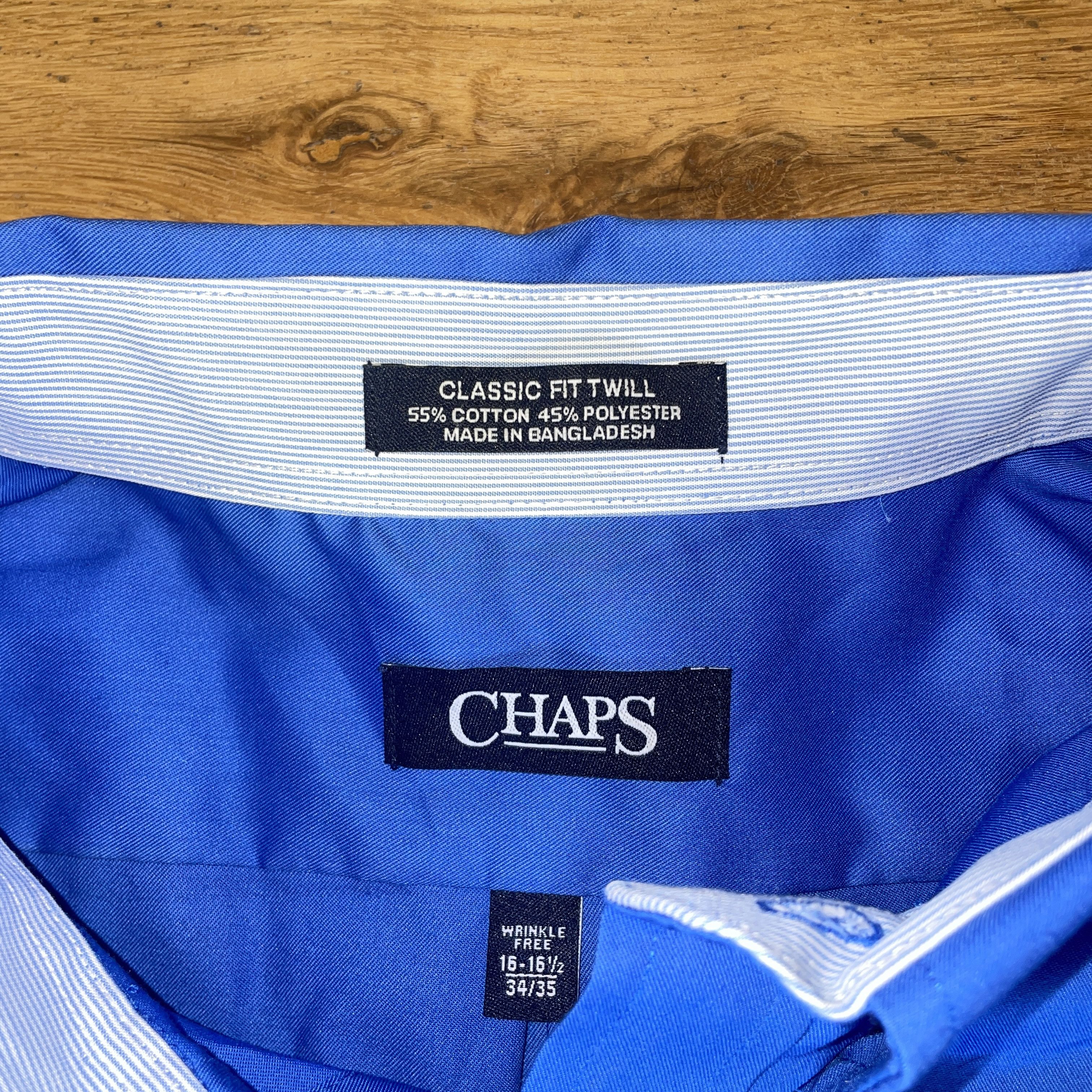 Chaps Chaps Men's Elegant Shirt Cotton Classic Size Xxl Size US XXL / EU 58 / 5 - 2 Thumbnail
