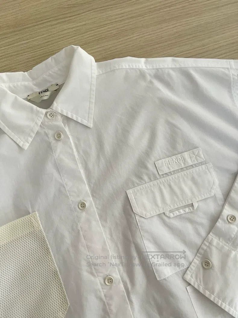 Fendi Fendi White shirt Size XS / US 0-2 / IT 36-38 - 4 Thumbnail