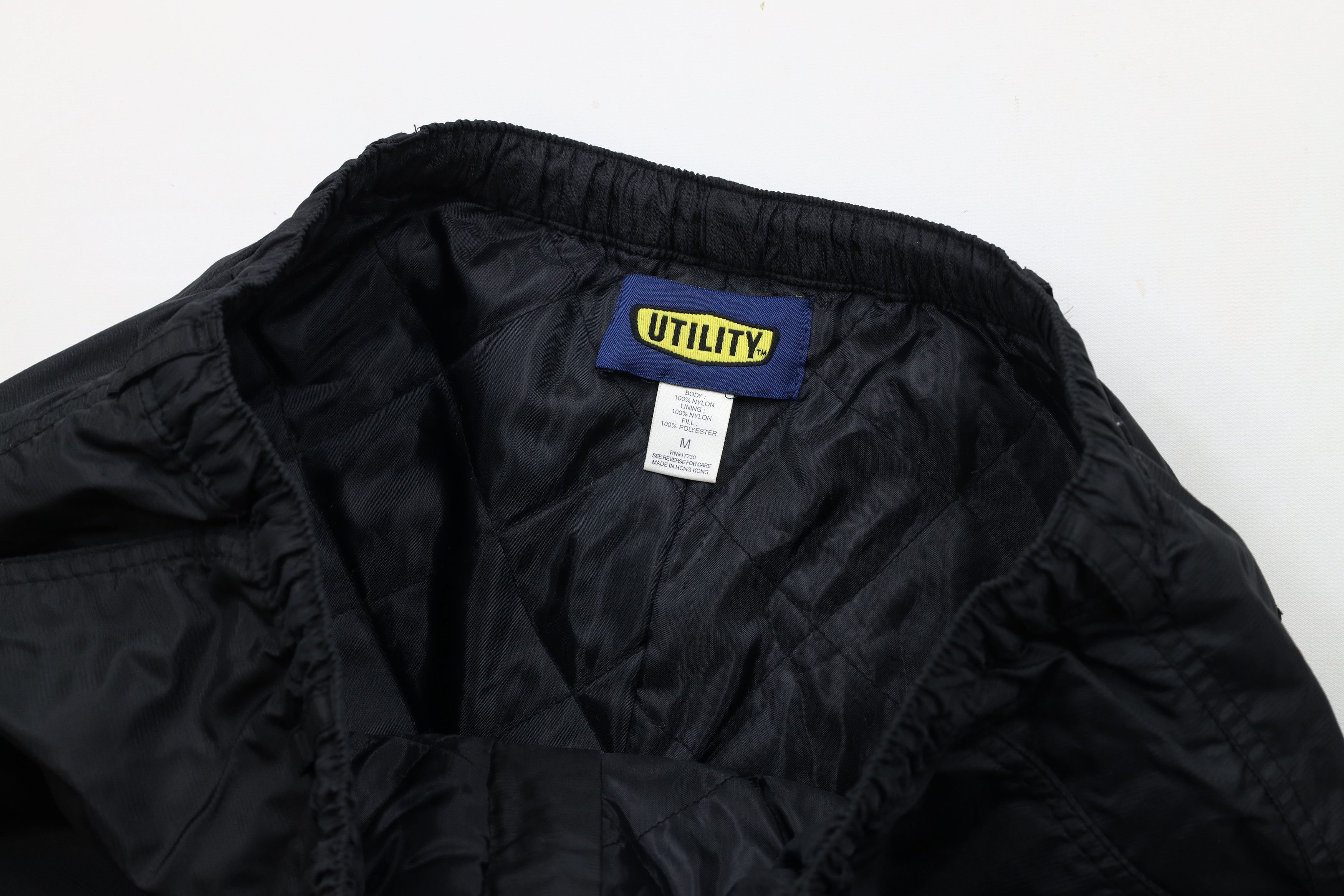 Vintage Vintage 90s Y2K Streetwear Cargo Joggers Pants Black Nylon Size US 34 / EU 50 - 7 Thumbnail