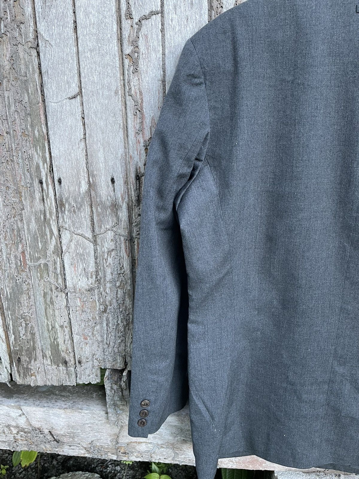 Jean Paul Gaultier Jean Paul Gaultier Homme Charcoal Wool DoubleBreasted Blazer Size 50S - 12 Thumbnail