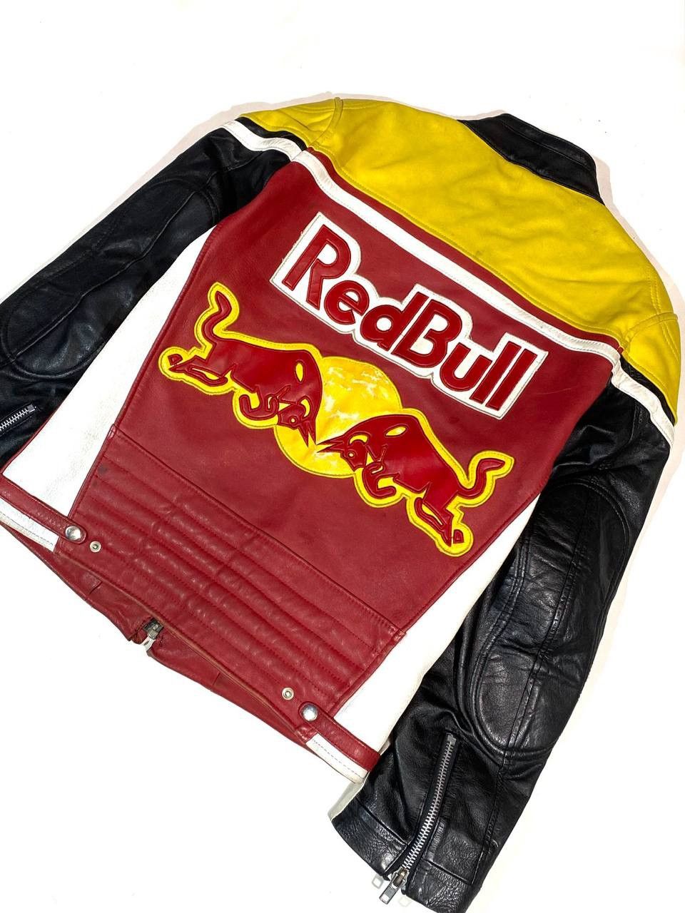 Genuine Leather Red Bull Moto Racing Leather Jacket Vintage Size US M / EU 48-50 / 2 - 10 Thumbnail
