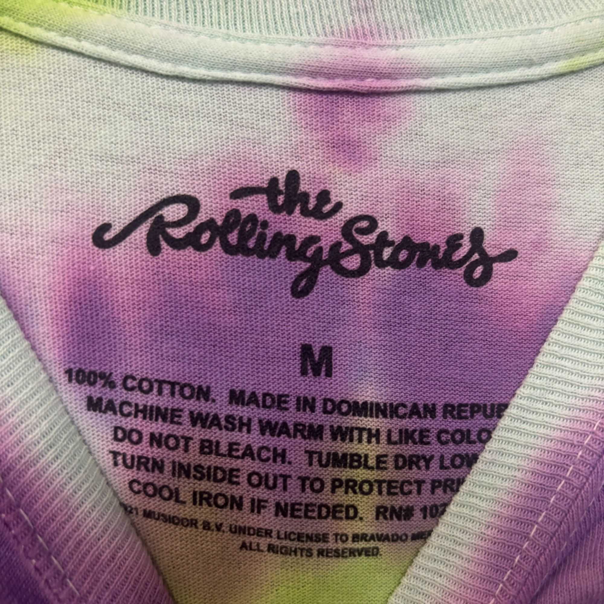 The Rolling Stones The Rolling Stones Hot Lips Pop Art Oversized Rock Tie Dye M Size US M / EU 48-50 / 2 - 4 Thumbnail