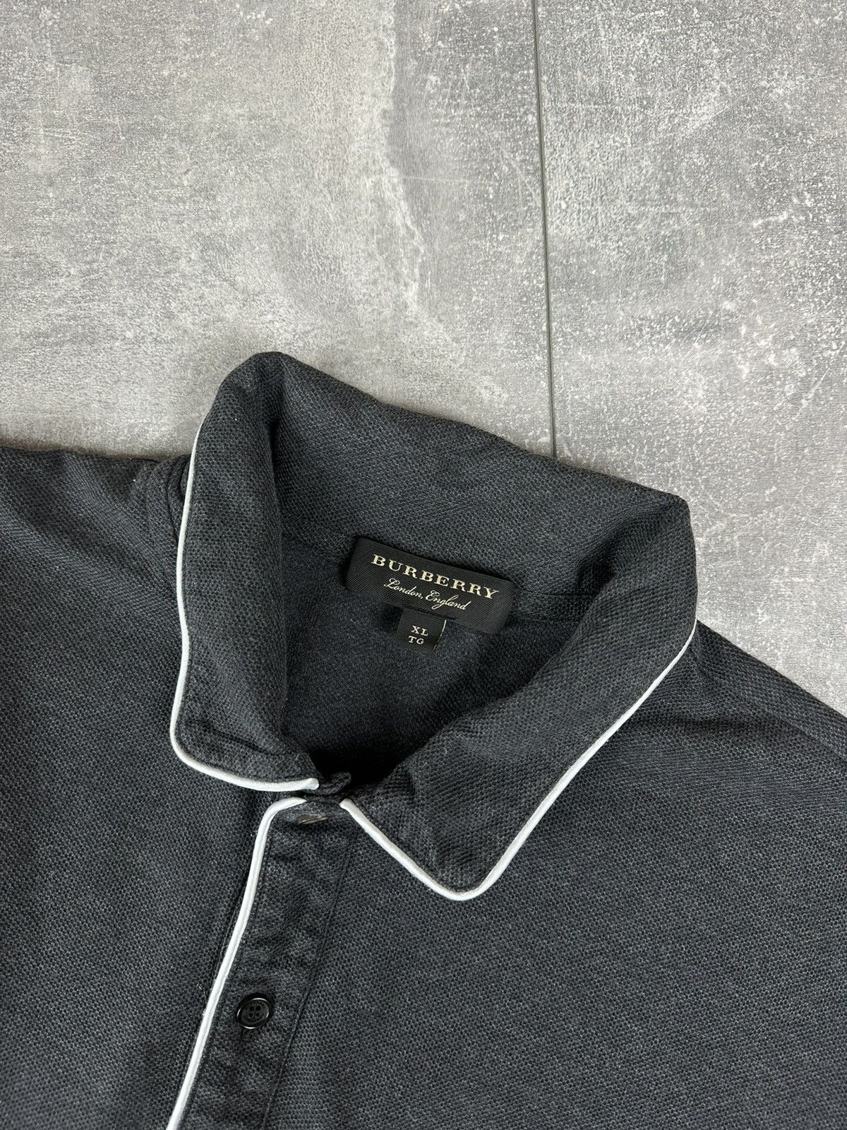 Burberry Burberry Black Label Mens Luxury Polo T-Shirt Size US XL / EU 56 / 4 - 8 Thumbnail
