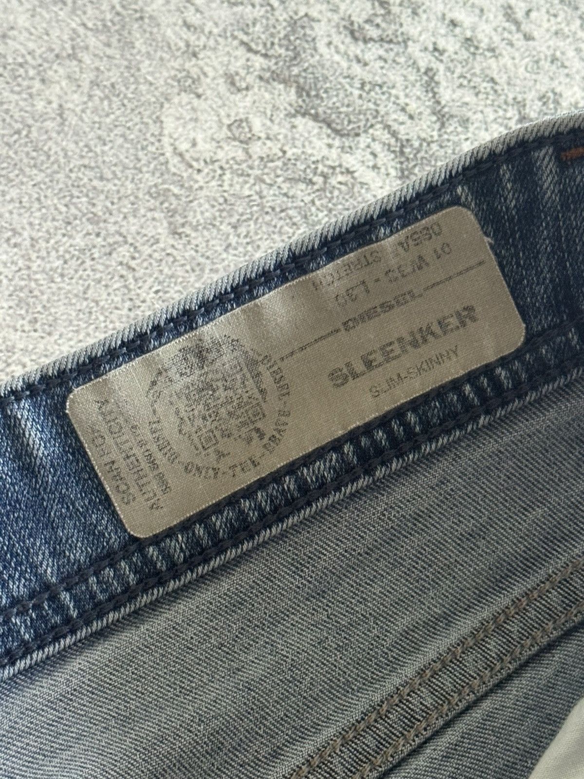 Diesel Diesel 33/30 sleenker slim skiny denim pants jeans trousers Size US 33 - 11 Thumbnail