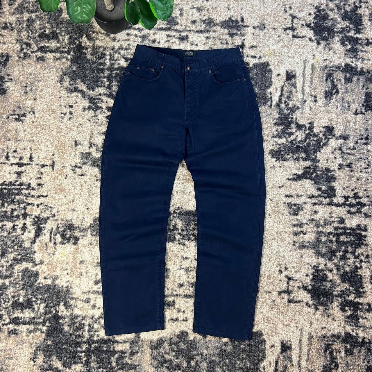 Versace Versace Classic Mini Logo Baggy Chino Pants Vintage Y2K Size US 34 / EU 50 - 2 Thumbnail