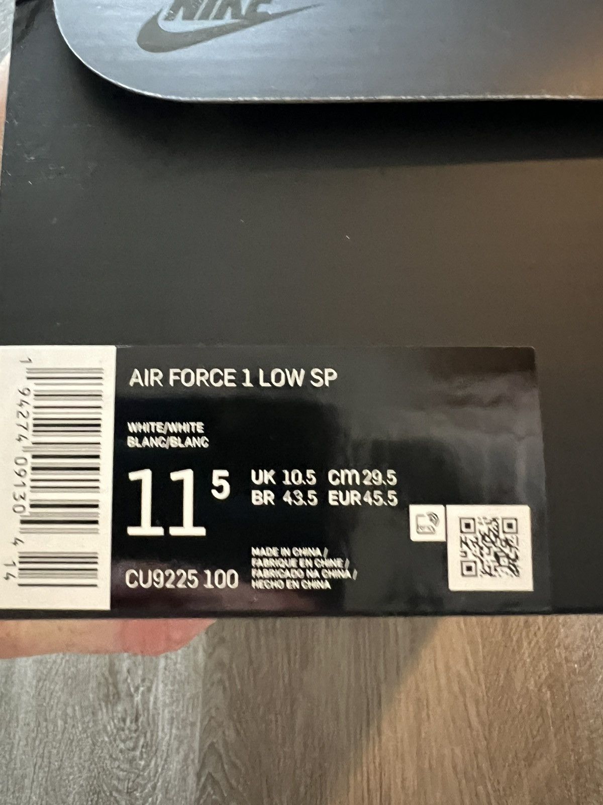 Nike × Supreme NIKE x SUPREME AF1 Size US 11.5 / EU 44-45 - 17 Thumbnail