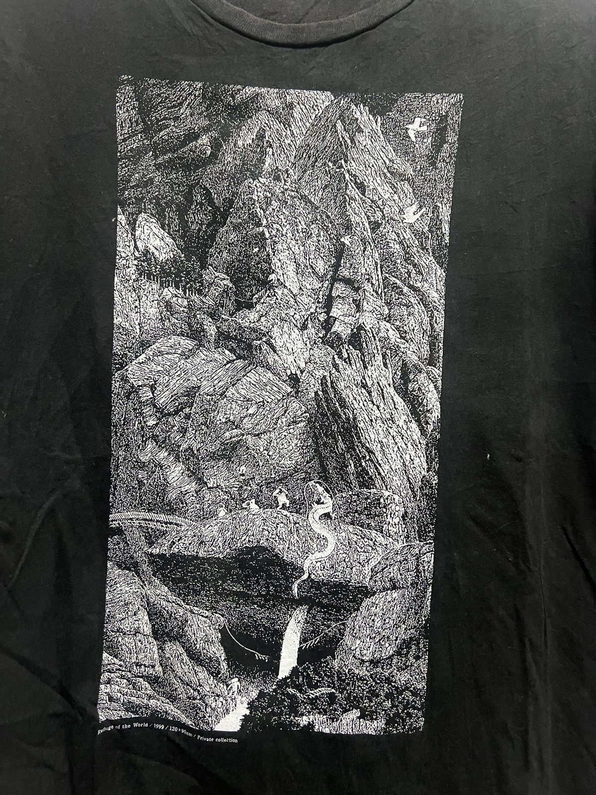 Arts & Science × Vintage Ikeda Manabu Refuge Of The World Art Tee Size US M / EU 48-50 / 2 - 2 Thumbnail