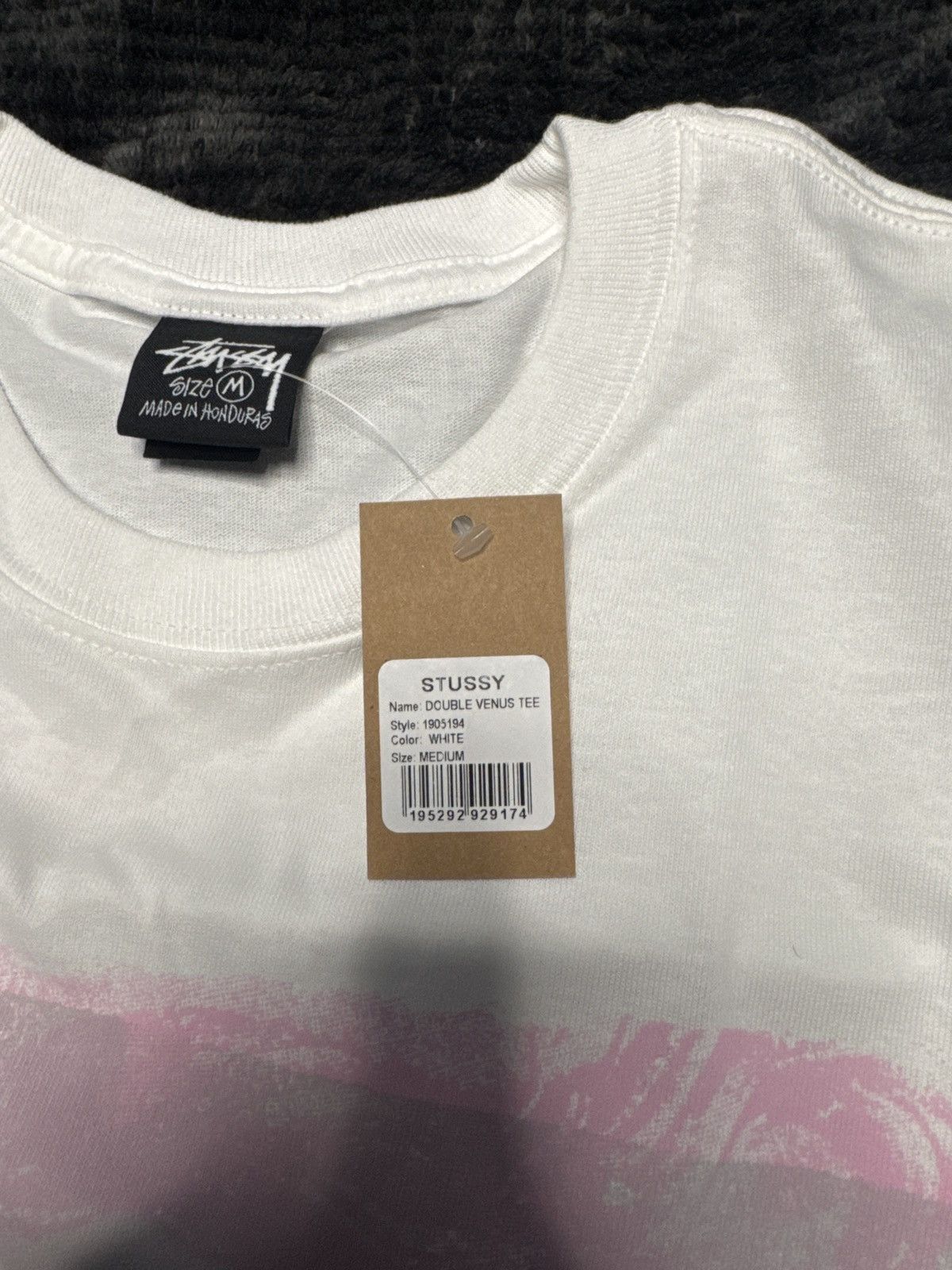 Stussy White Stussy Pink Flamingo Double Sided T Shirt | Grailed