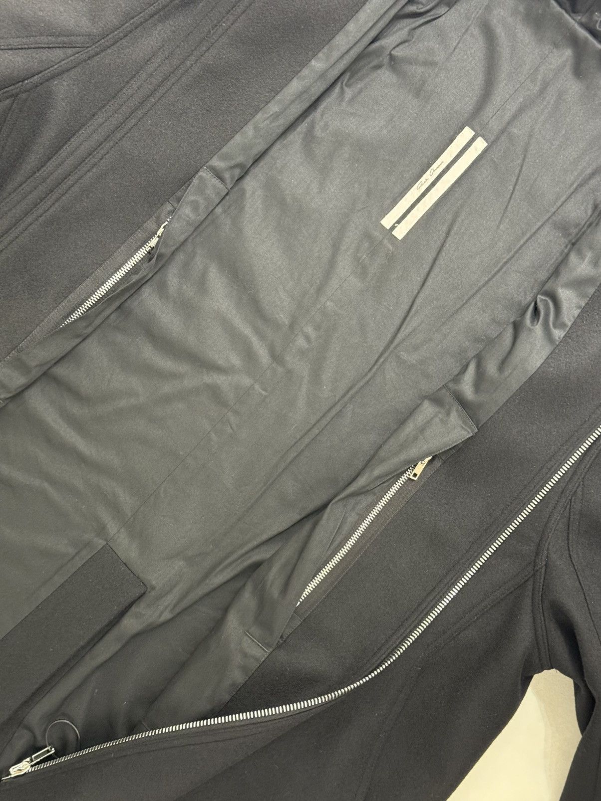Rick Owens Rick Owens Black Concordians Virgin Wool Mac Coat Size US M / EU 48-50 / 2 - 16 Thumbnail