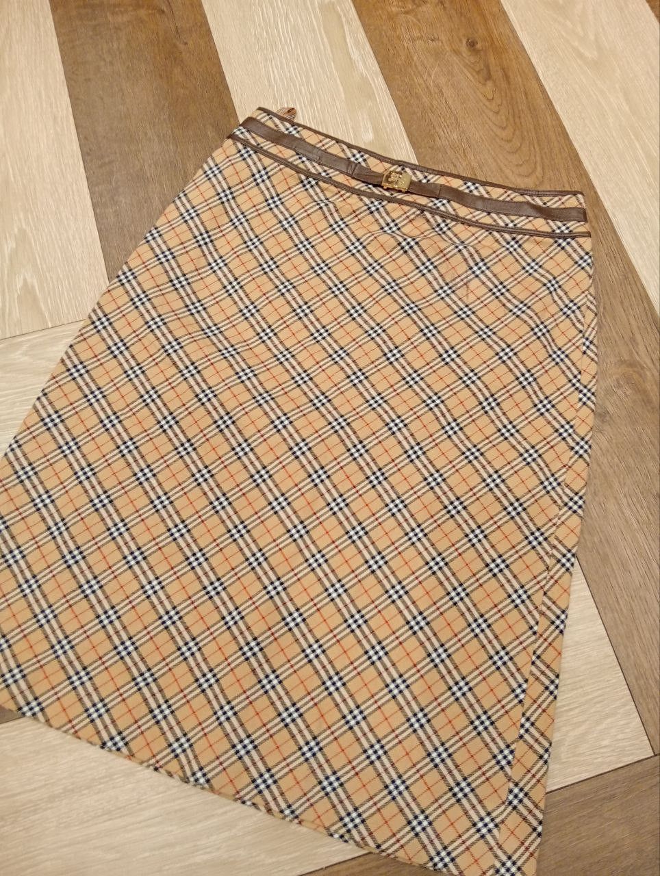 Burberry BURBERRY BLUE LABEL NOVA CHECK STRETCH SKIRT Size 25" / US 0 / IT 36 - 3 Thumbnail