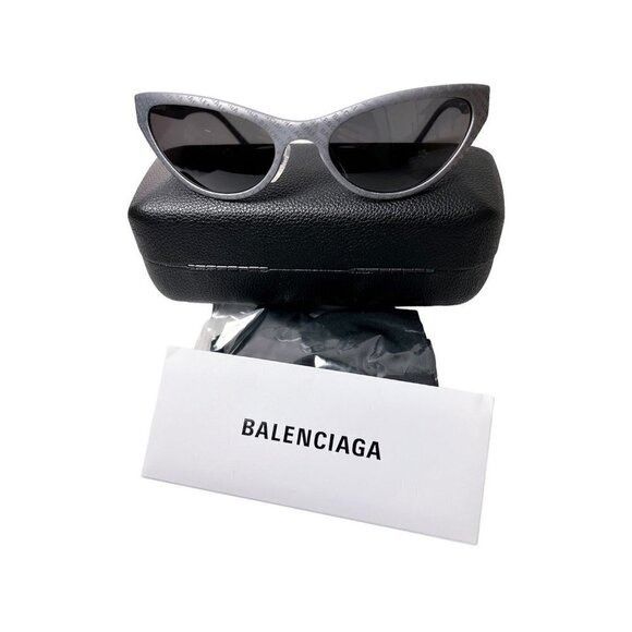 Balenciaga Balenciaga Logo Womens Grey Aluminum Metal Frame UV Sunglass Size ONE SIZE - 1 Thumbnail