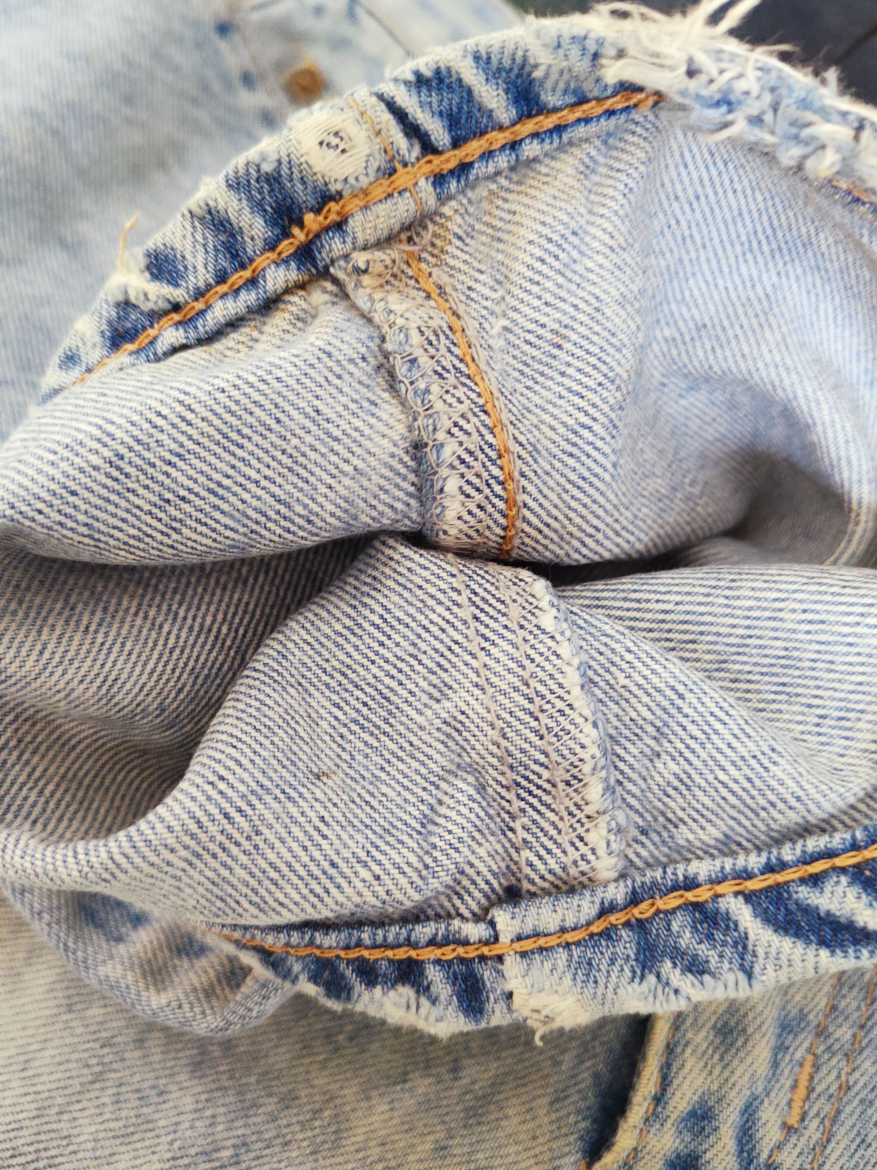 Edwin Edwin Blue Distressed Ripped Jeans #S2767 Size US 29 - 13 Thumbnail