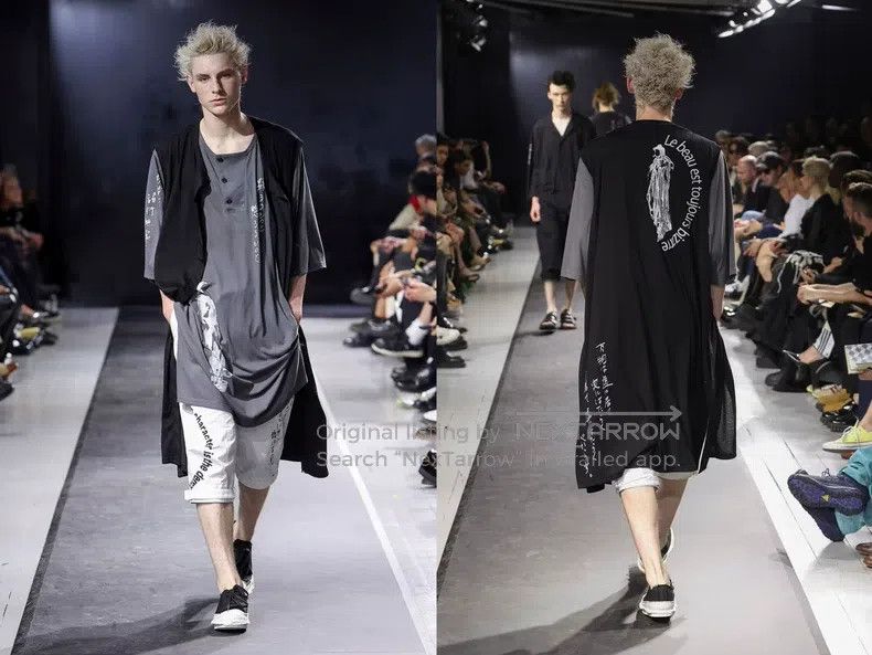 Yohji Yamamoto YOHJI YAMAMOTO Sleeveless printed tunic Size US L / EU 52-54 / 3 - 3 Thumbnail