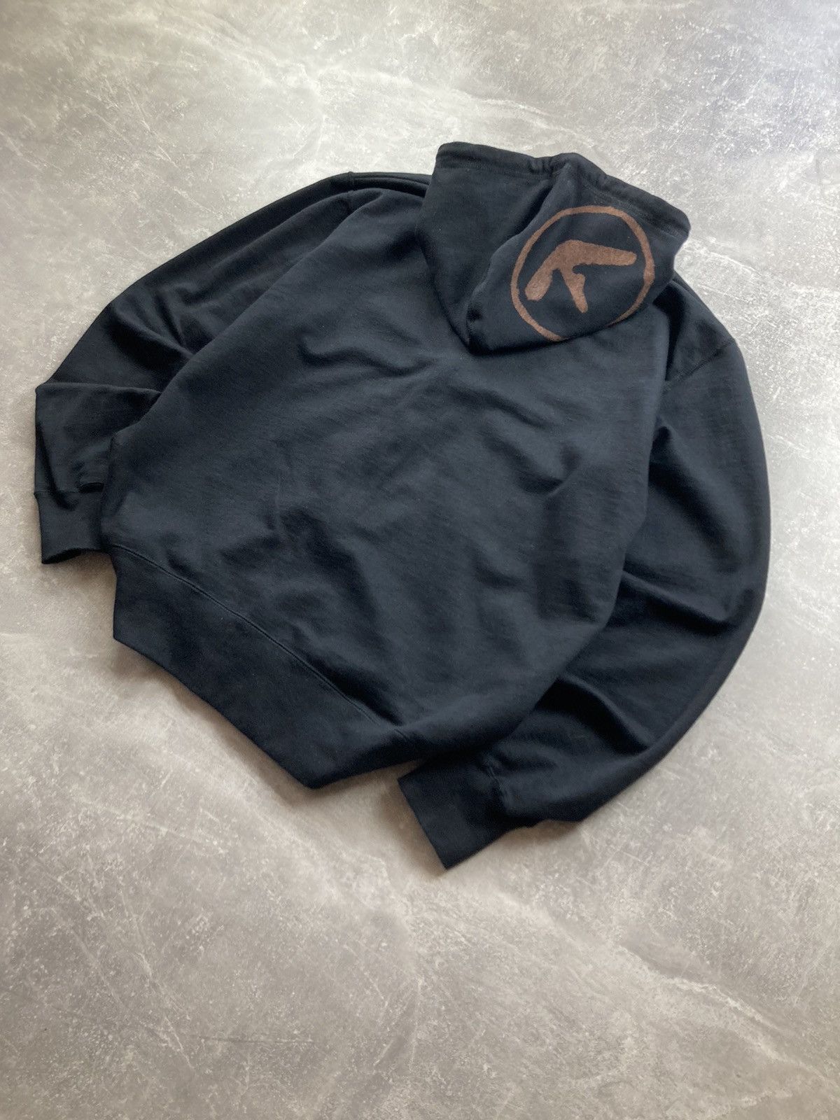 Apex Aphex Twin hooded logo black Y2K zip hoodie supreme style Size US L / EU 52-54 / 3 - 2 Thumbnail