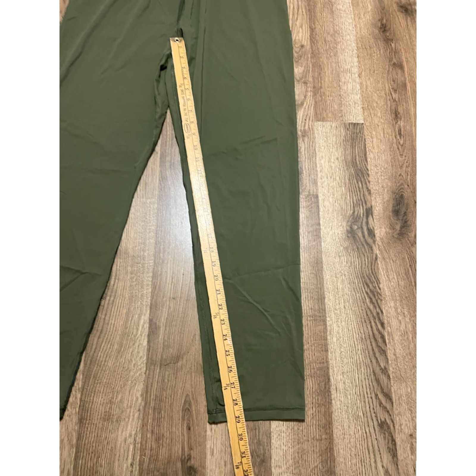 Vintage ZYIA Active Pants Women's XL Green Drawstring Jogger Pants Pull On Regular Inseam 29" Casual Modern Size 40" / US 18 - 6 Thumbnail
