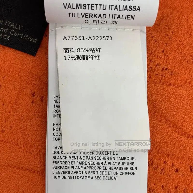 Versace Versace Orange Woven Women's Dress . Size M / US 6-8 / IT 42-44 - 7 Thumbnail