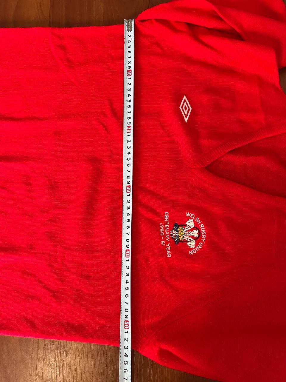 Umbro 1980/81 RARE WALES TEAM RUGBY UNION WOOL JUMPER SWEATER SZ M Size US M / EU 48-50 / 2 - 16 Thumbnail