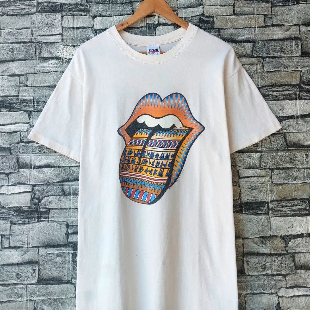 Band Tees 90s The Rolling Stones Bridges To Babylon World Tour 97/98 Size US M / EU 48-50 / 2 - 3 Thumbnail