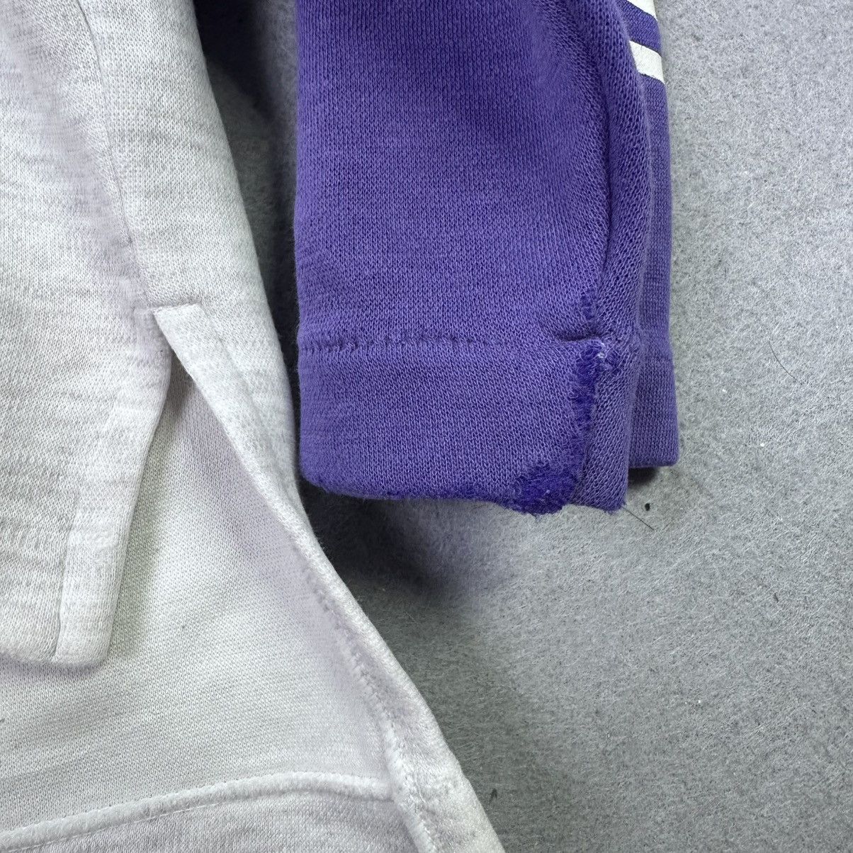 Adidas Vintage Adidas Trefoil Sweatshirt Purple White Size US M / EU 48-50 / 2 - 8 Thumbnail