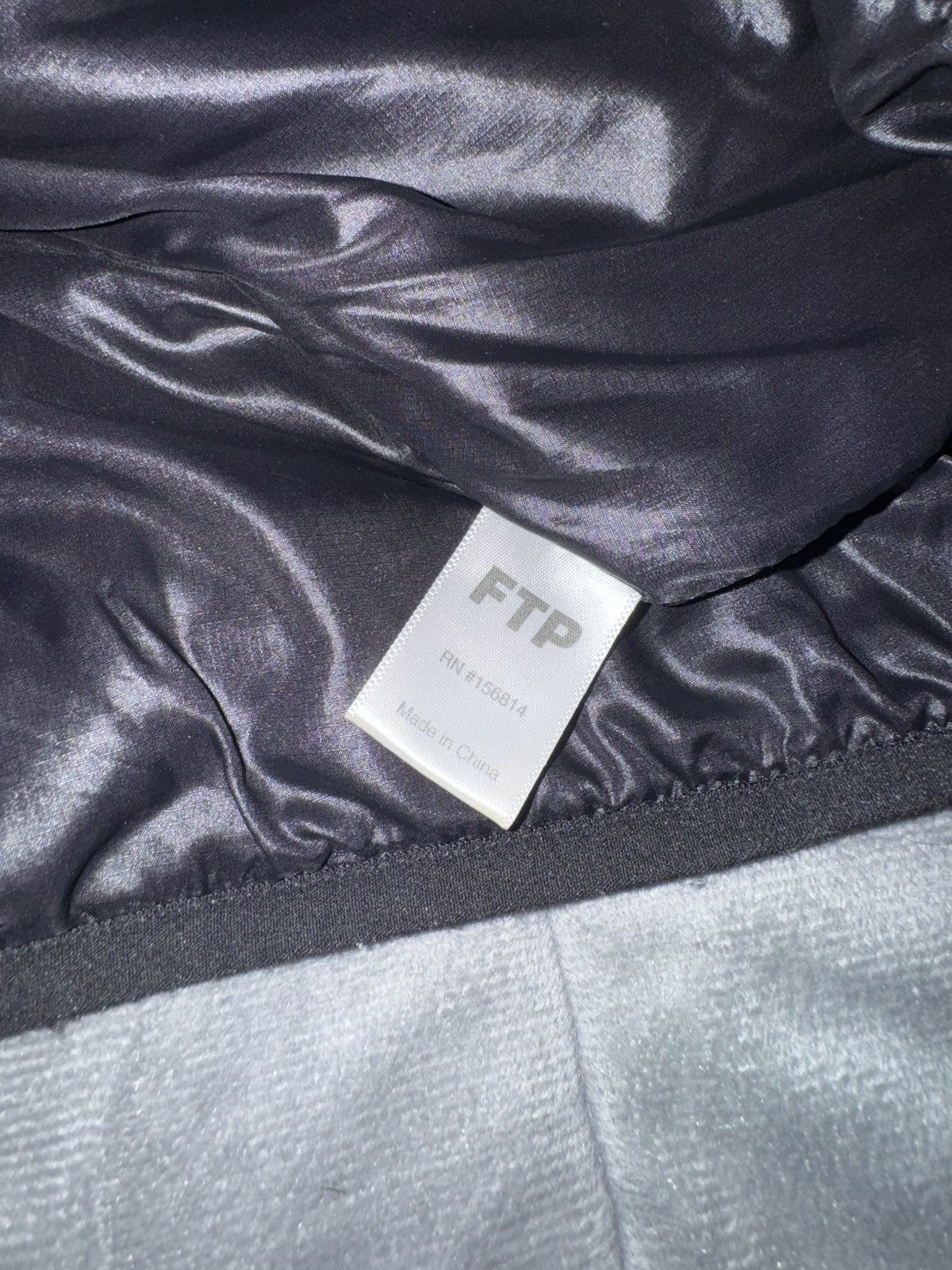 Fuck The Population FTP black lightweight down jacket Size US XL / EU 56 / 4 - 3 Thumbnail