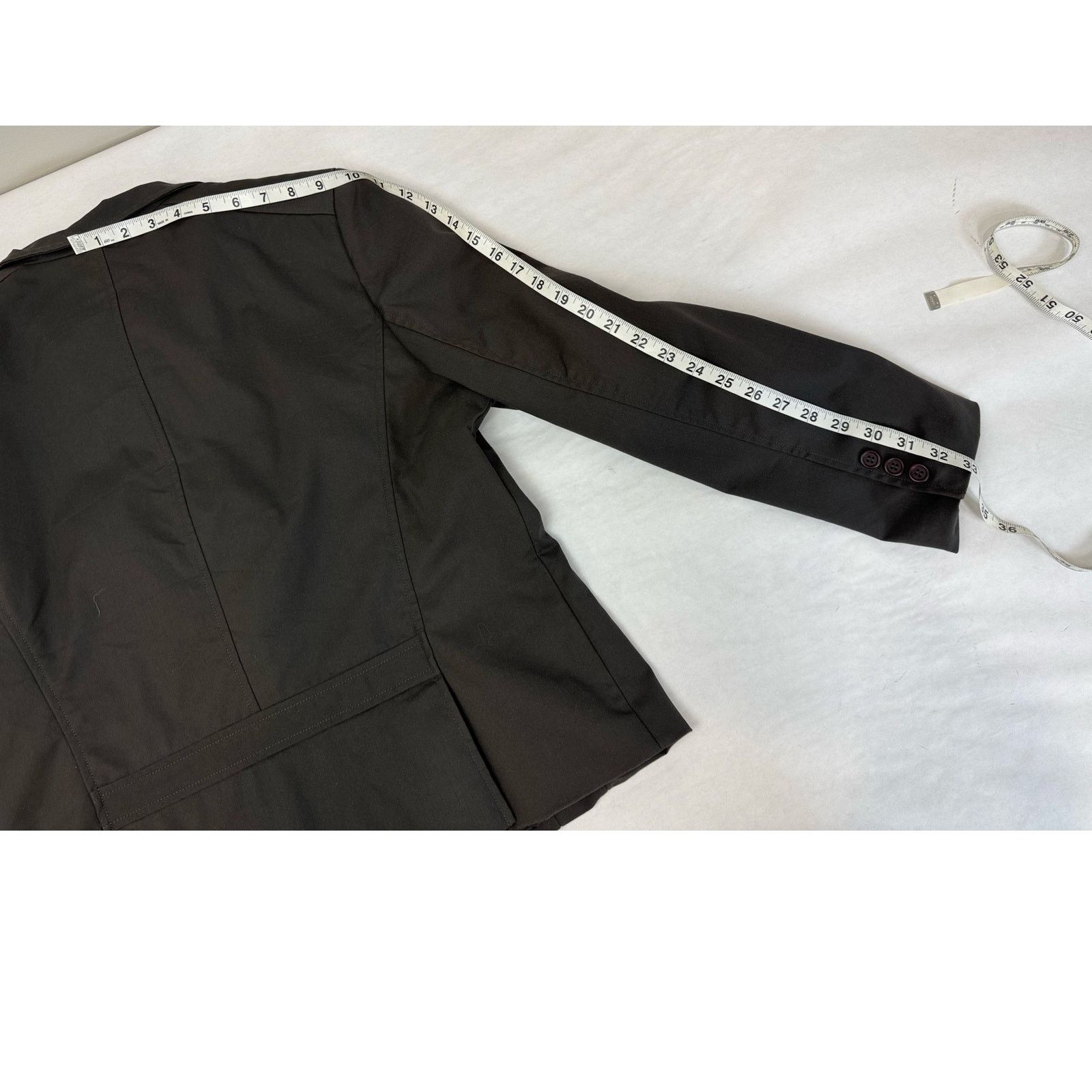 Other Vintage Andrew Oliver Jacket Gray Solid Pleated Size 16 Size XXL / US 16-18 / IT 52-54 - 7 Thumbnail