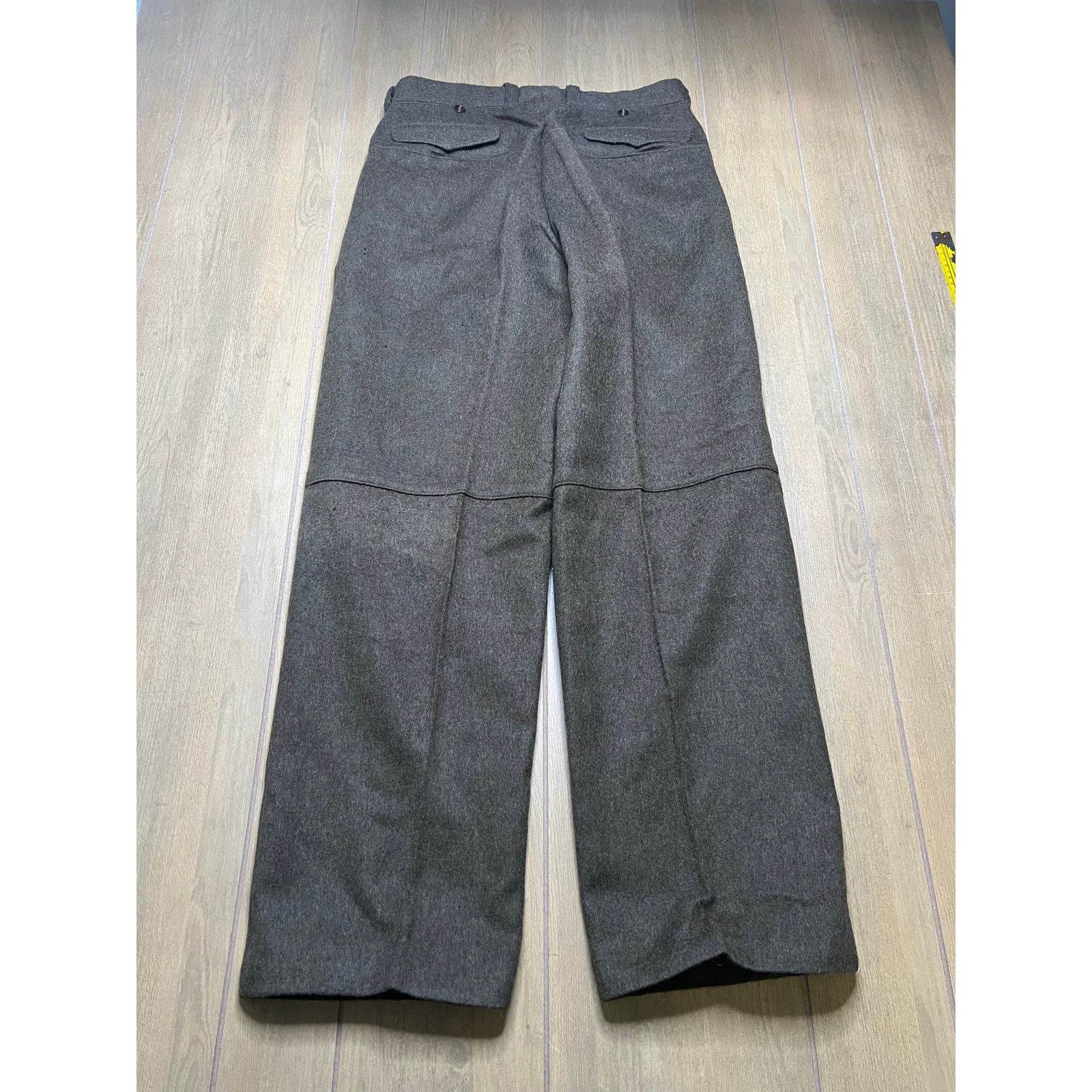 Vintage Vintage WWII US Army Wool Field Trousers Brown Military Size US 34 / EU 50 - 6 Thumbnail