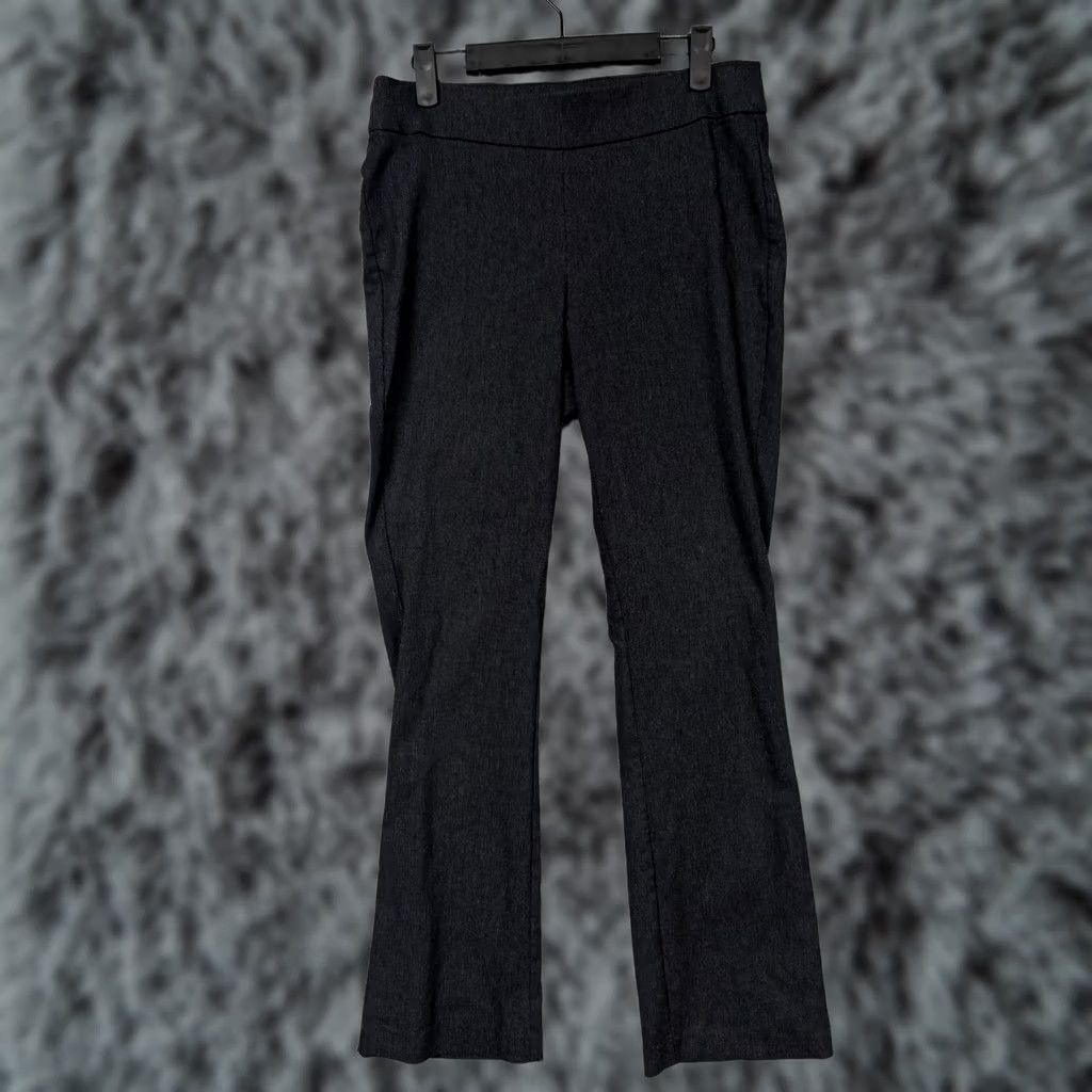 Vintage Simply Vera Vera Wang Dress Pants M 30x30 Bootcut Ponte Stretch Office Gray Womens Size 32" / US 10 / IT 46 - 1 Thumbnail