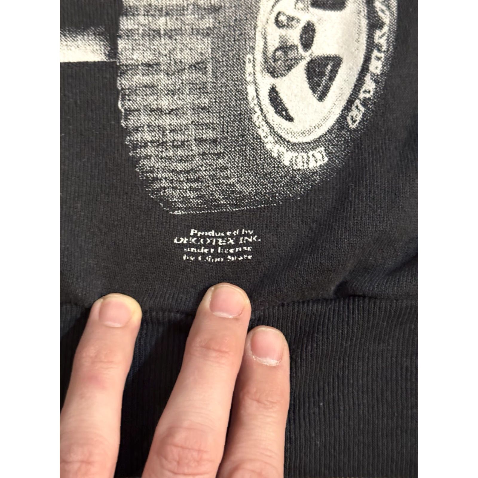 Tultex VINTAGE Ohio State Buckeyes Jeep Rap Tee Sweatshirt XL OSU College Sports Crew Neck Men Cotton Polyester Black Graphic Print 90s Size US XL / EU 56 / 4 - 3 Thumbnail