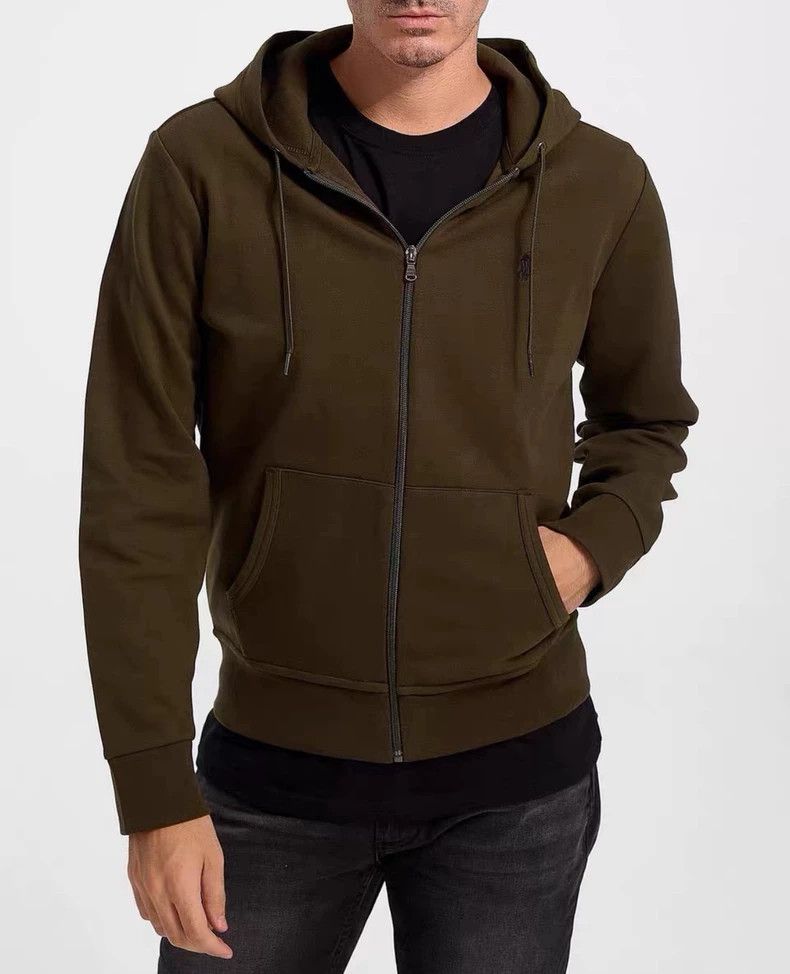 RRL Ralph Lauren RRL Ralph Lauren Dark brown zip-up hooded jacket Size US L / EU 52-54 / 3 - 6 Thumbnail