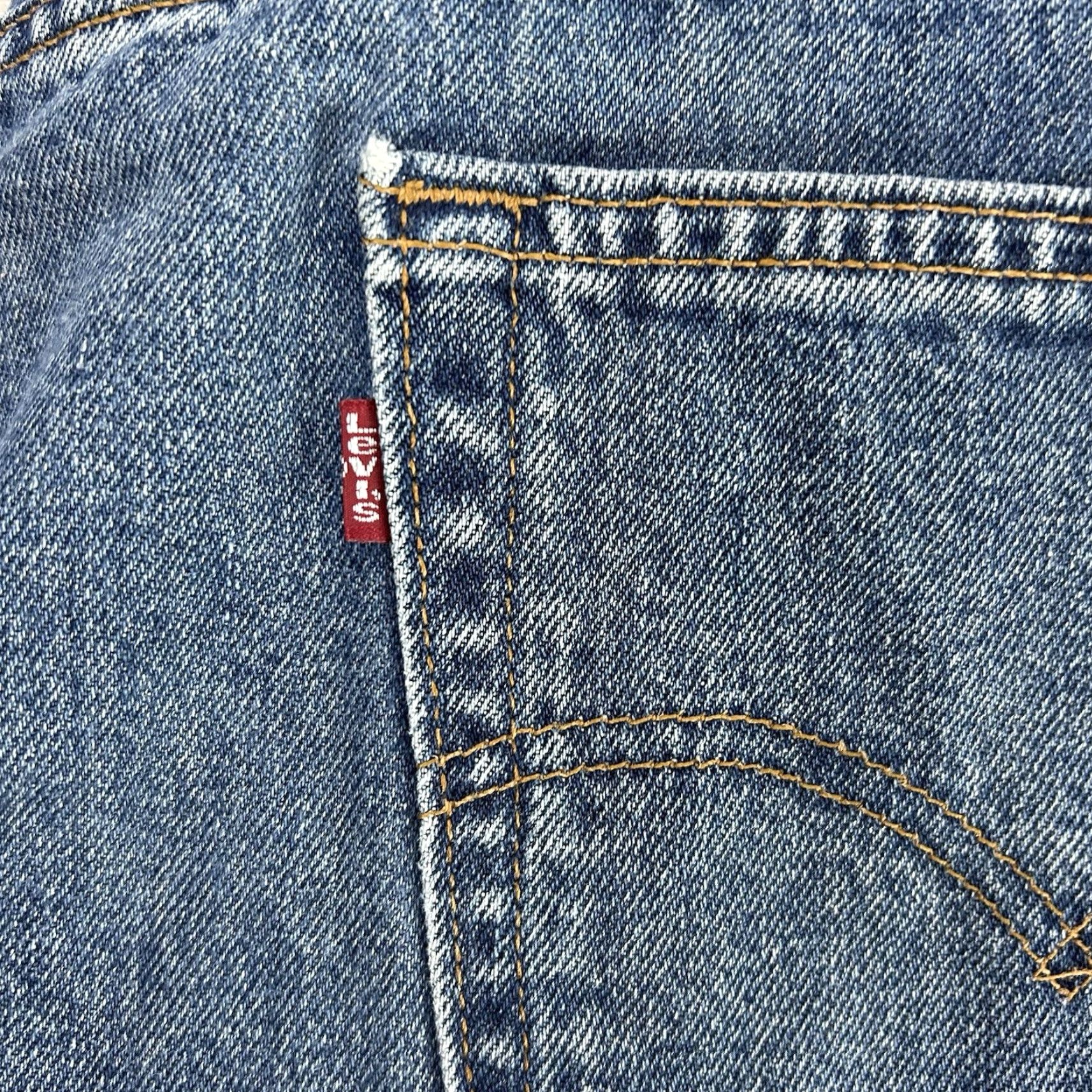 Levi's Levi's 550 Jeans Relaxed Regular USA 48x32 Cotton Blue Zipper Men INSEAM 32 Made in USA Size US 32 / EU 48 - 6 Thumbnail