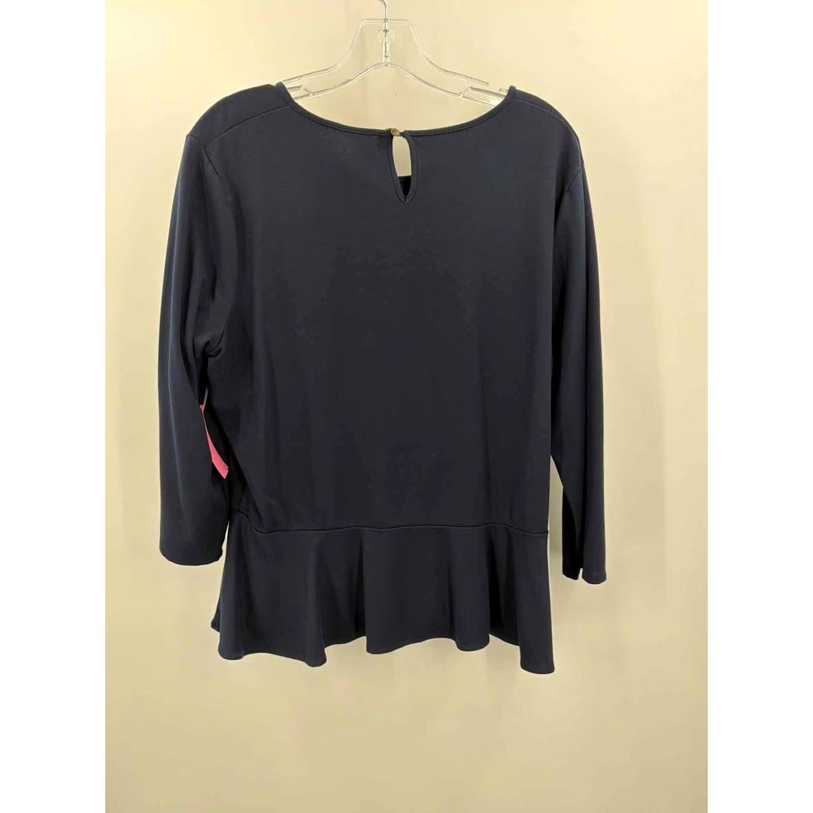 Vintage Lauren Blouse Navy XL Plus Womens Size XL / US 12-14 / IT 48-50 - 3 Thumbnail
