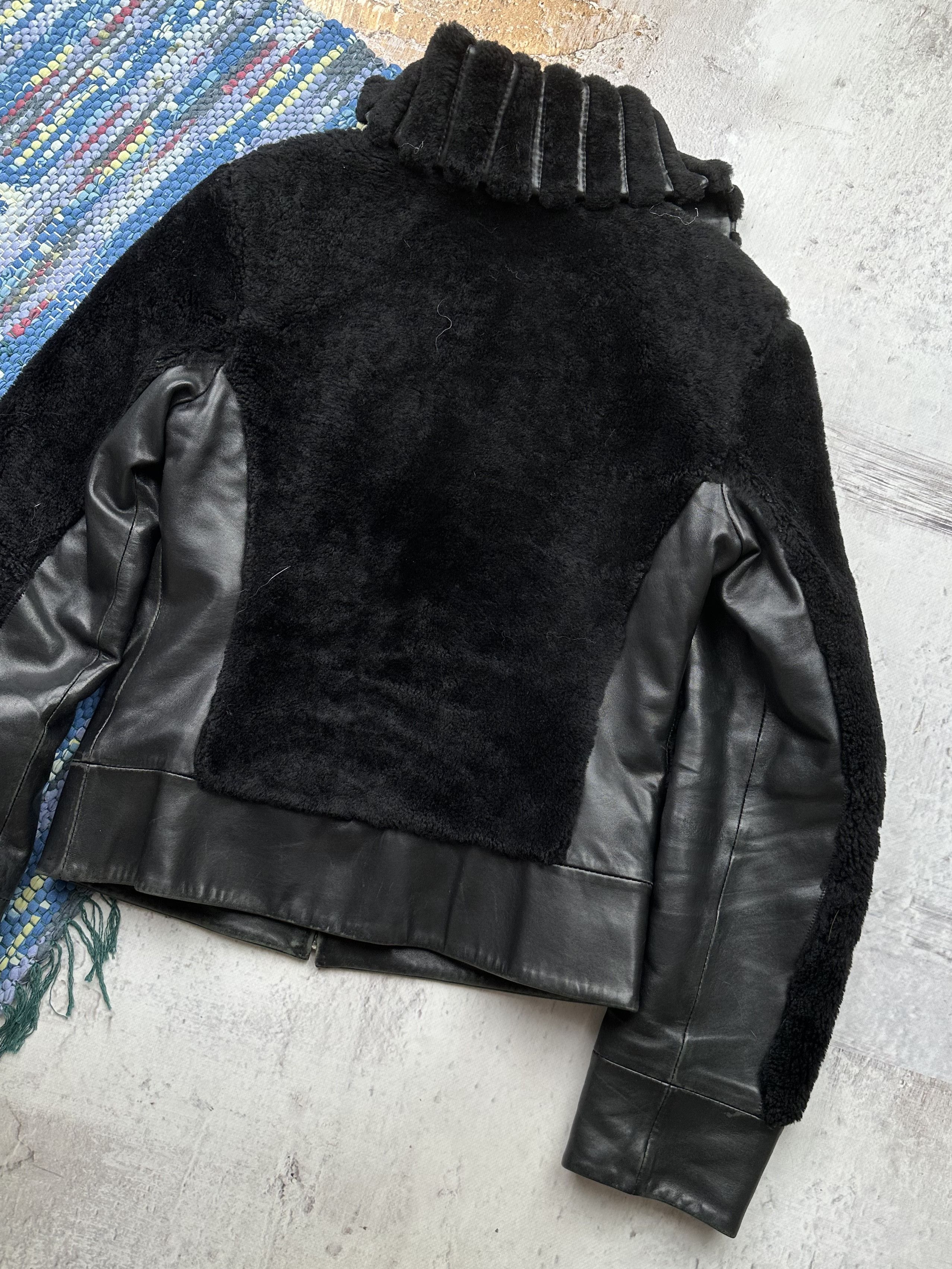 Vintage Real Leather/Real Sheepskin Jacket A326D15(576)