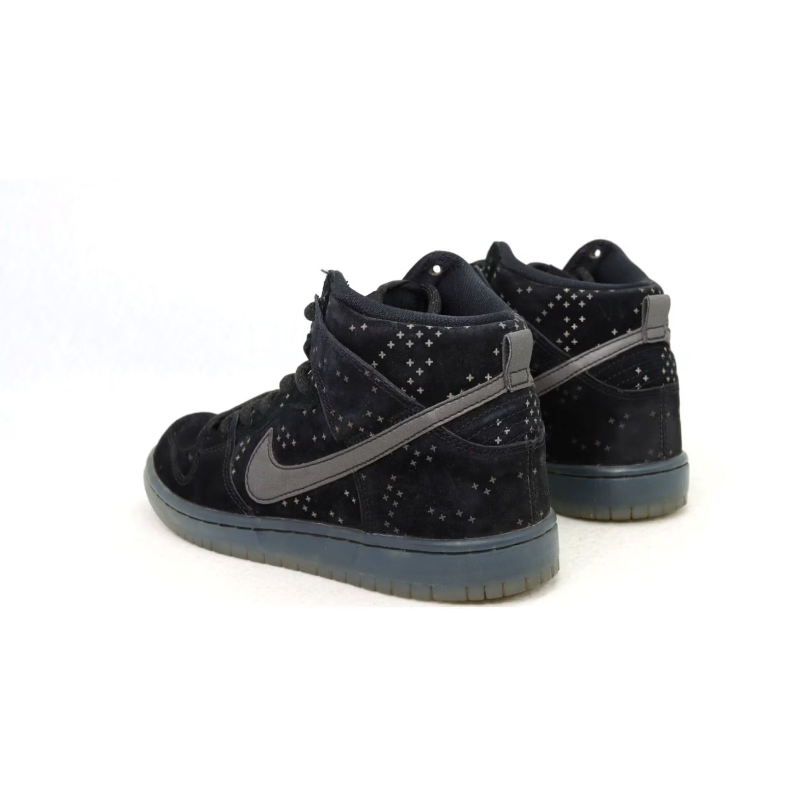 Nike Nike SB Dunk Hi Premium Flash 806333-001 Black Nubuck Reflective Mid Top Size 5 Men Sneakers 2015 Size US 5 / EU 37 - 4 Thumbnail