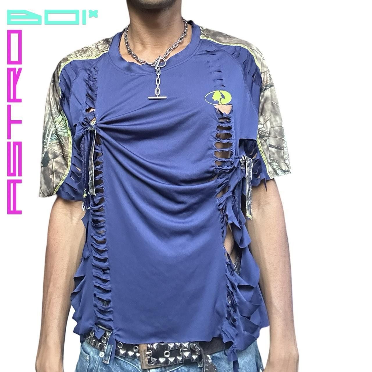 Mossy Oaks ASTROBOI* MOSSY OAK Blue Camouflage Grunge T-shirt- XL Size US XL / EU 56 / 4 - 1 Thumbnail