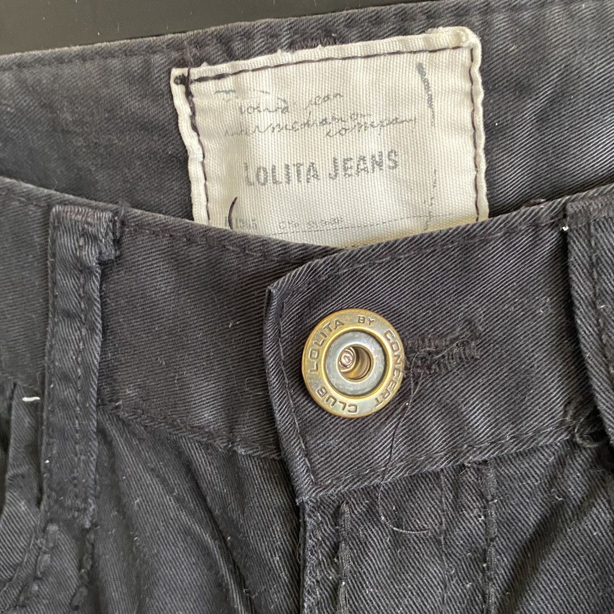 Vintage Vintage Lolita Black Denim Jeans Size US 32 / EU 48 - 5 Thumbnail