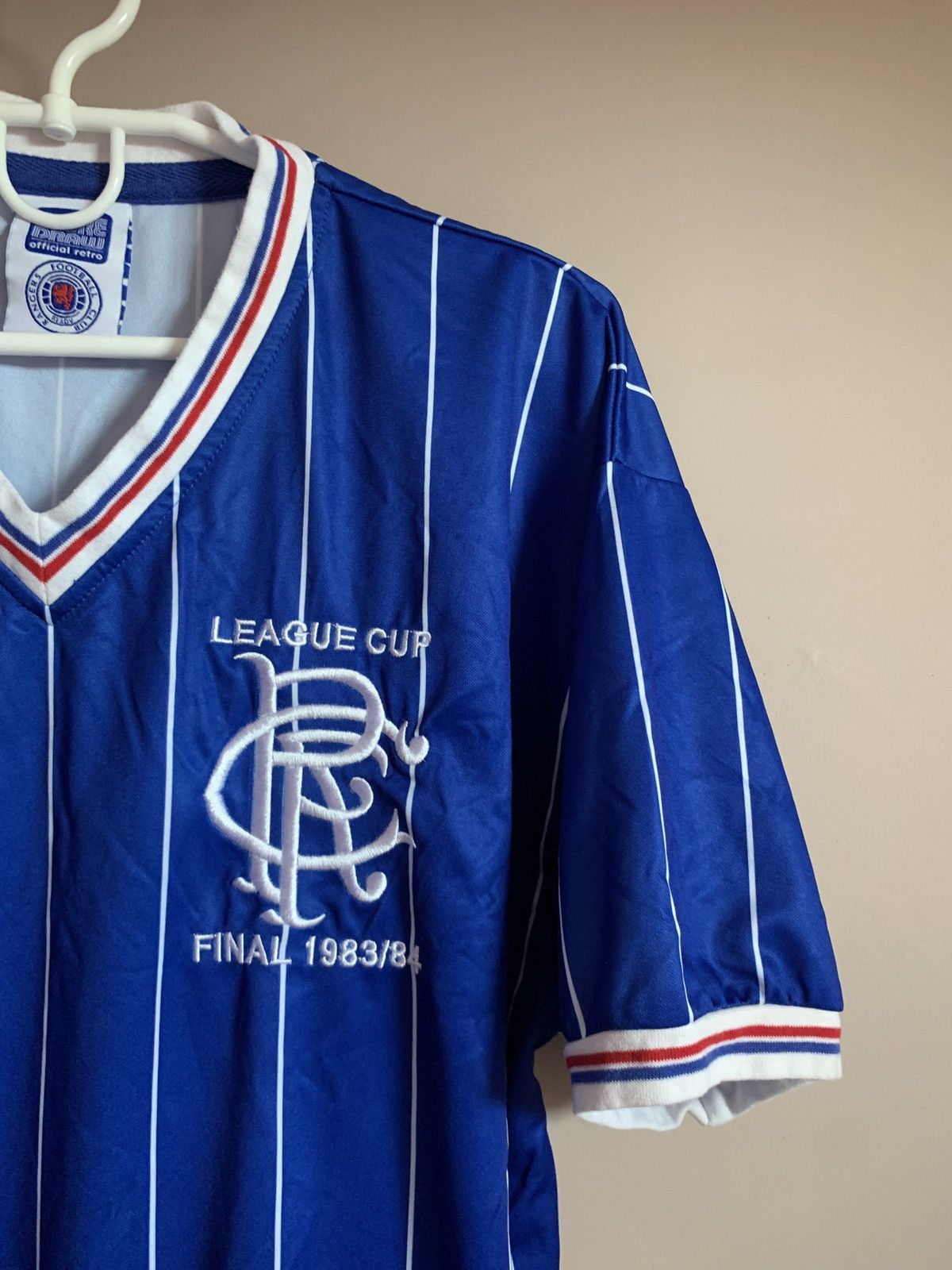 Other Glasgow Rangers 1983 Home Football Shirt Retro Score Draw L Size US L / EU 52-54 / 3 - 5 Thumbnail