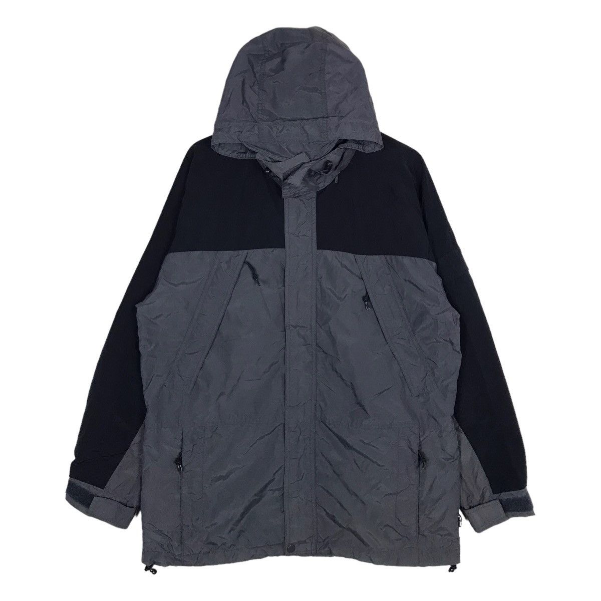 Vintage Jungle Storm Mountain Hoodie Parka Jacket