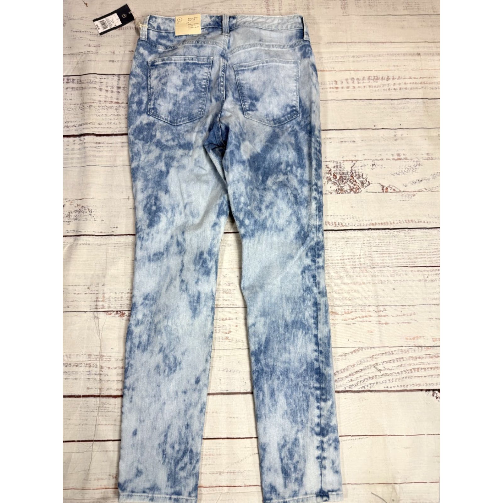 Vintage Universal Thread Skinny Jeans Acid Wash Ankle Cotton Womens 6 Blue NWT Reg Size 28" / US 6 / IT 42 - 6 Thumbnail